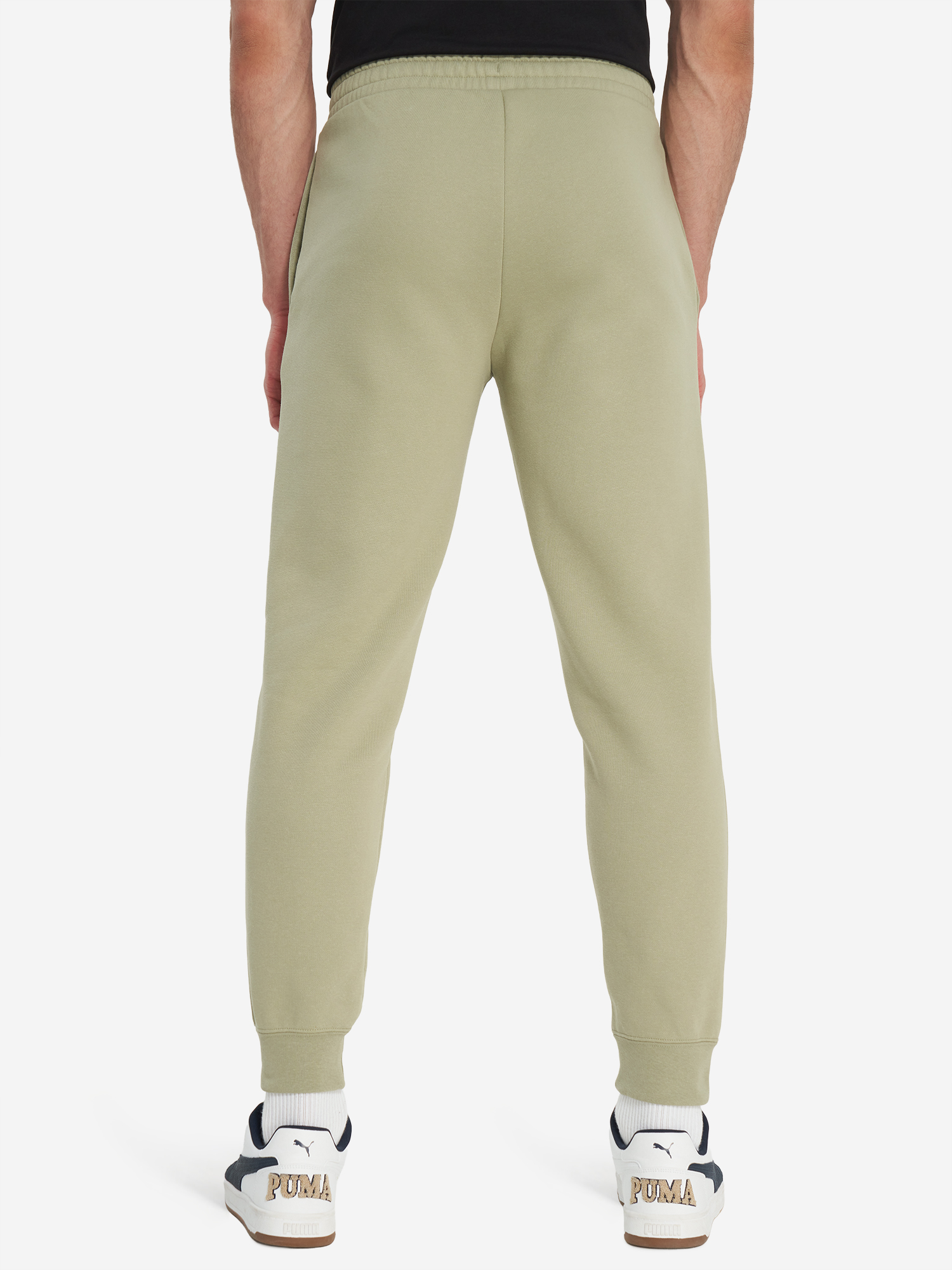фото Брюки мужские puma ess 2 color no. 1 logo, бежевый