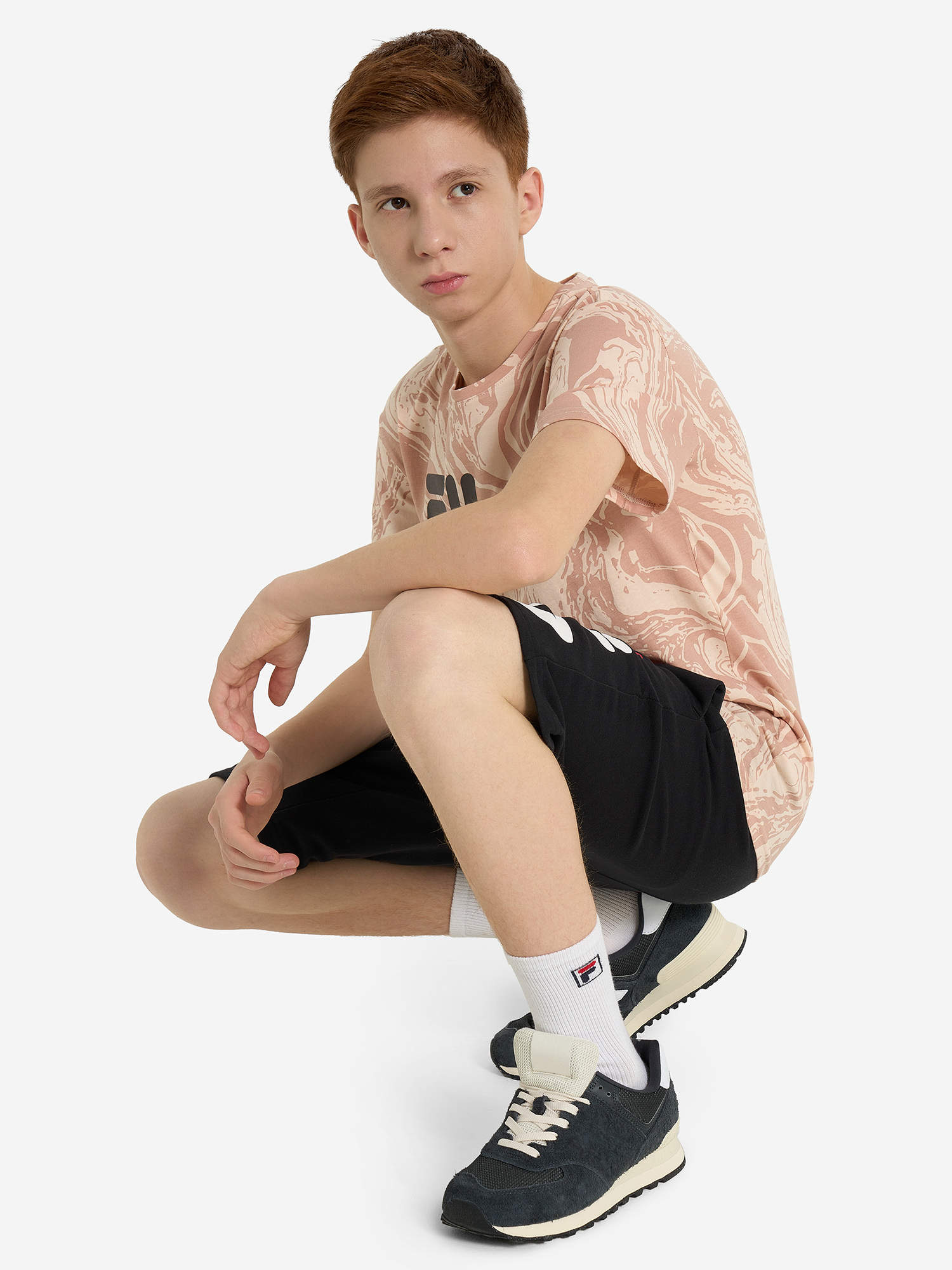 фото Шорты для мальчиков fila, черный