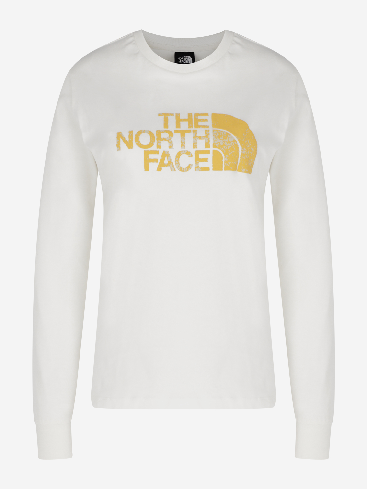фото Лонгслив женский the north face seasonal logo, бежевый