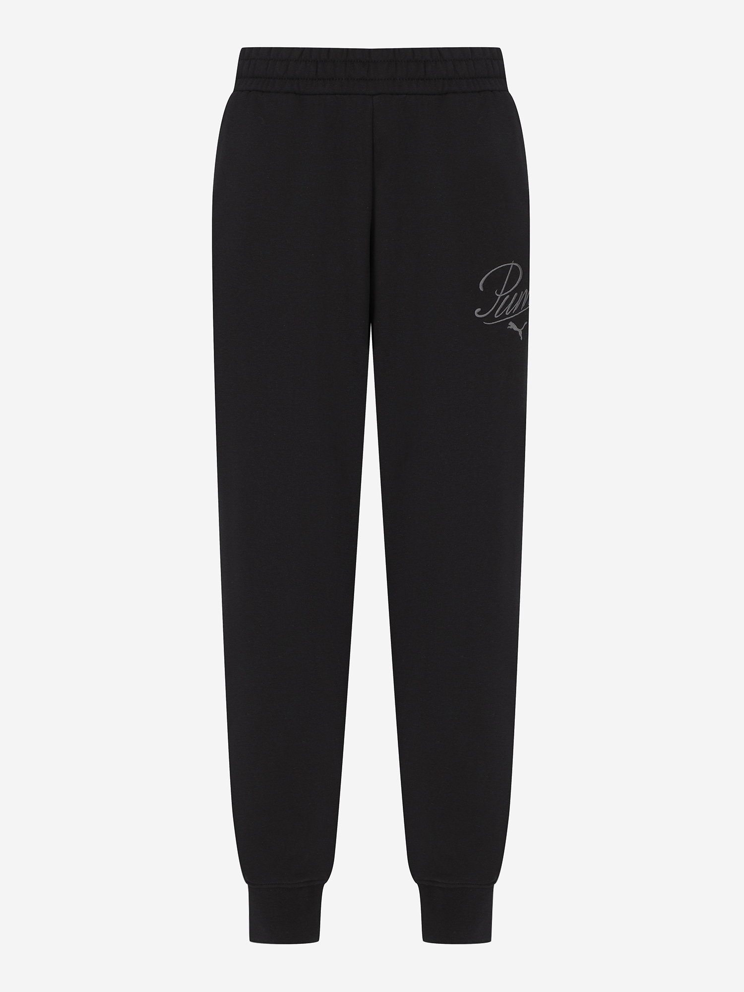 фото Брюки флисовые женские puma ess script, черный