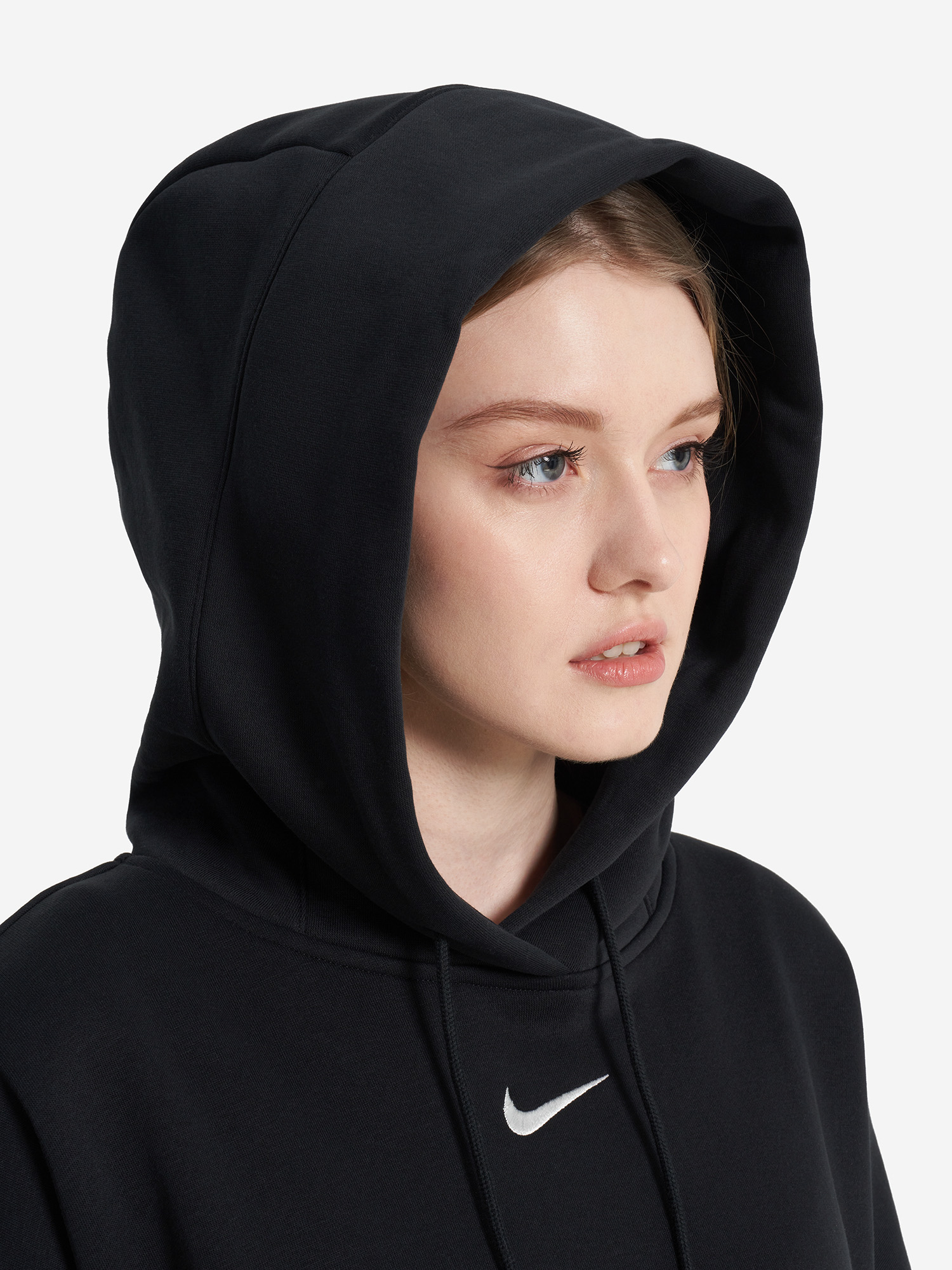 фото Худи женское nike sportswear phoenix, черный