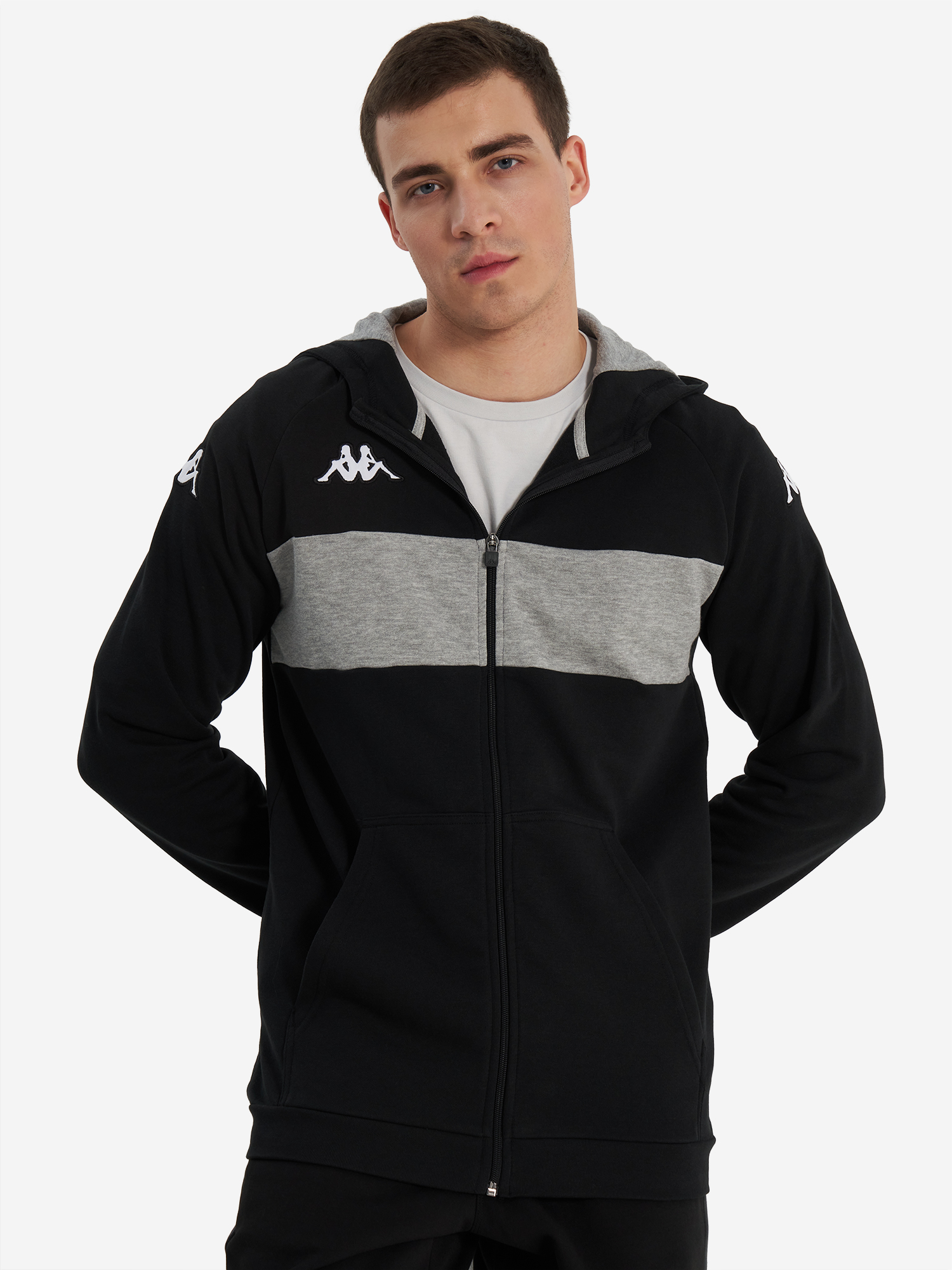 фото Толстовка мужская kappa dacciozi, черный
