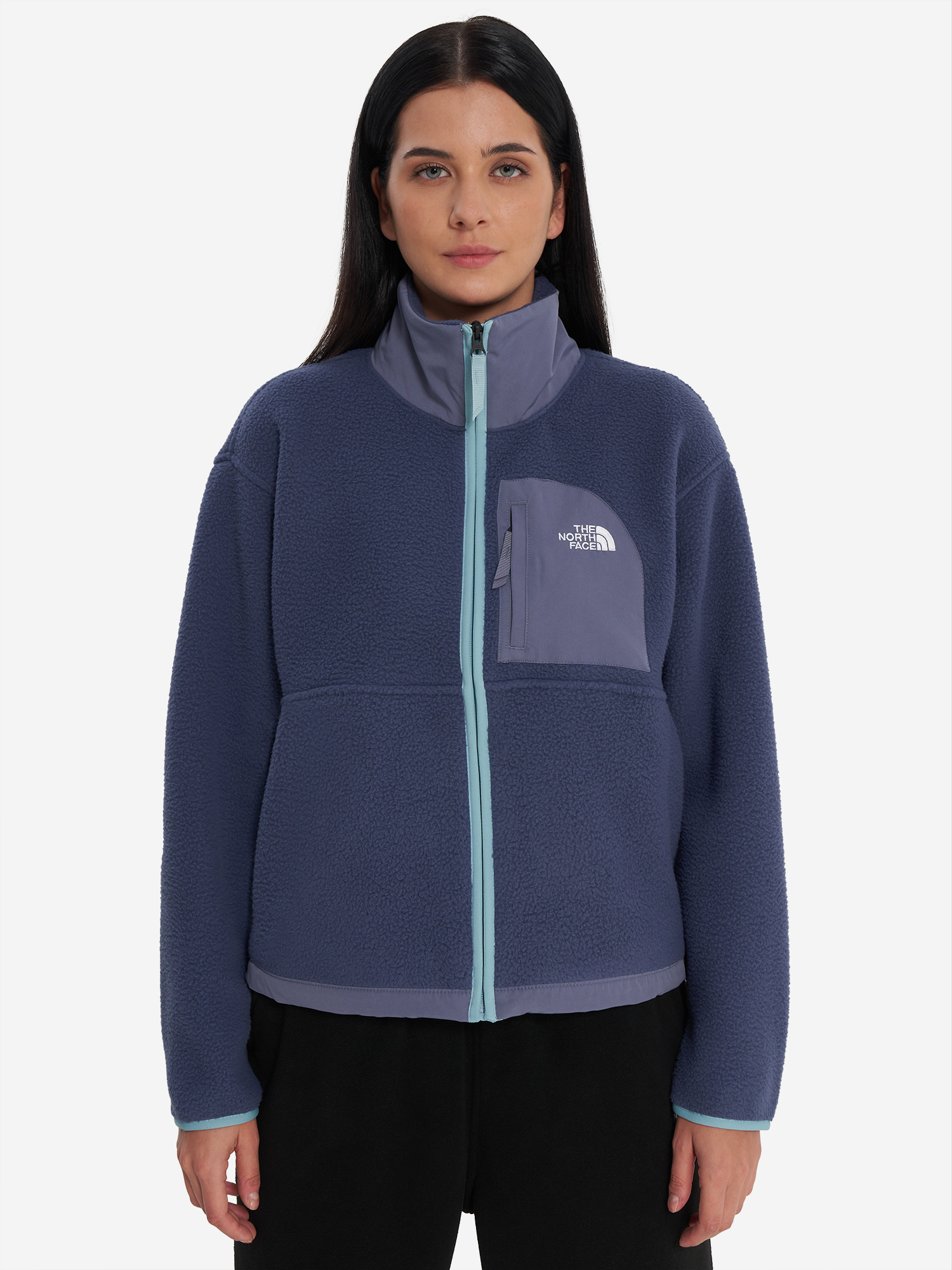 фото Толстовка женская the north face yumiori, синий