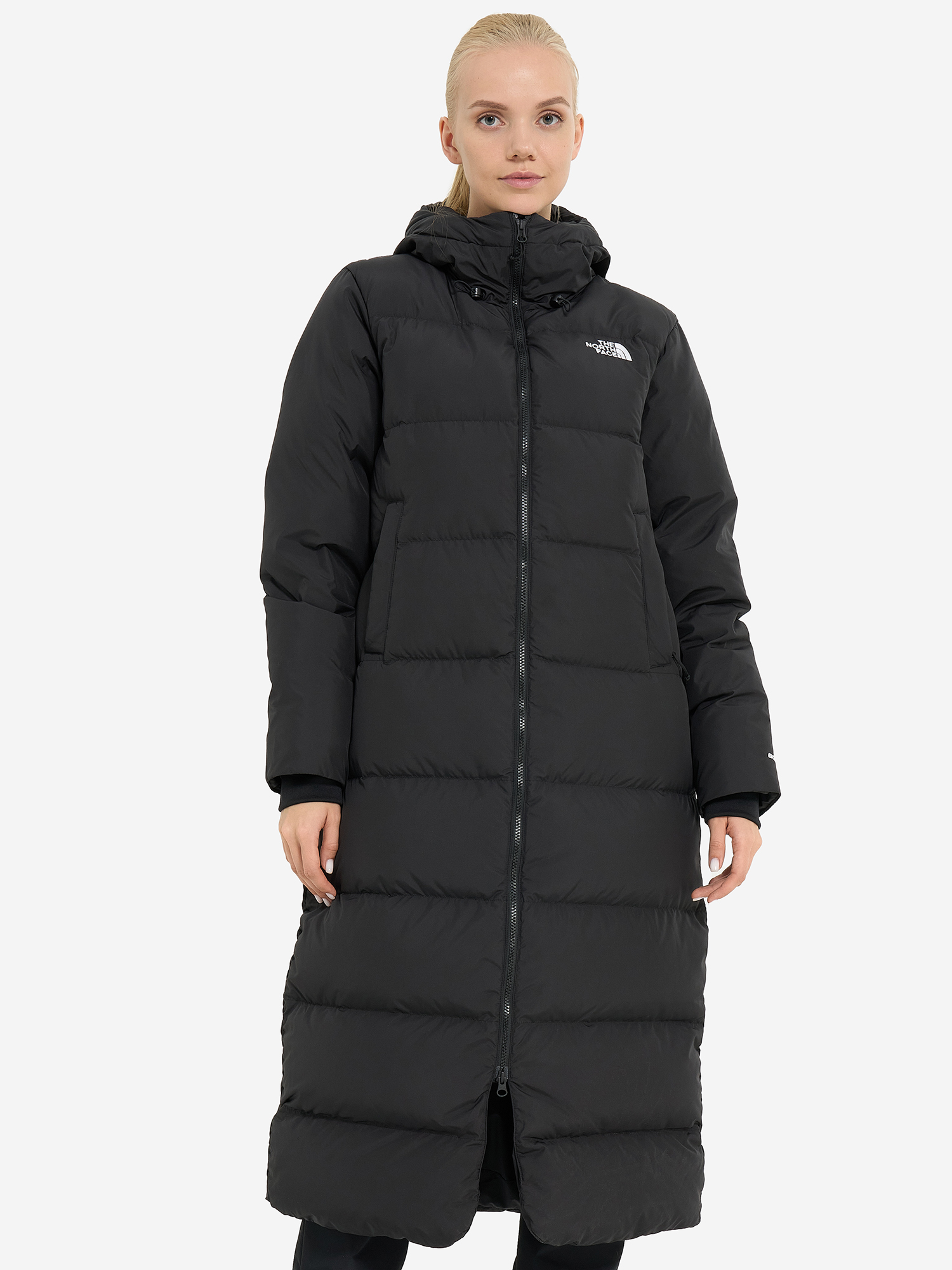 фото Пуховик женский the north face triple c, черный