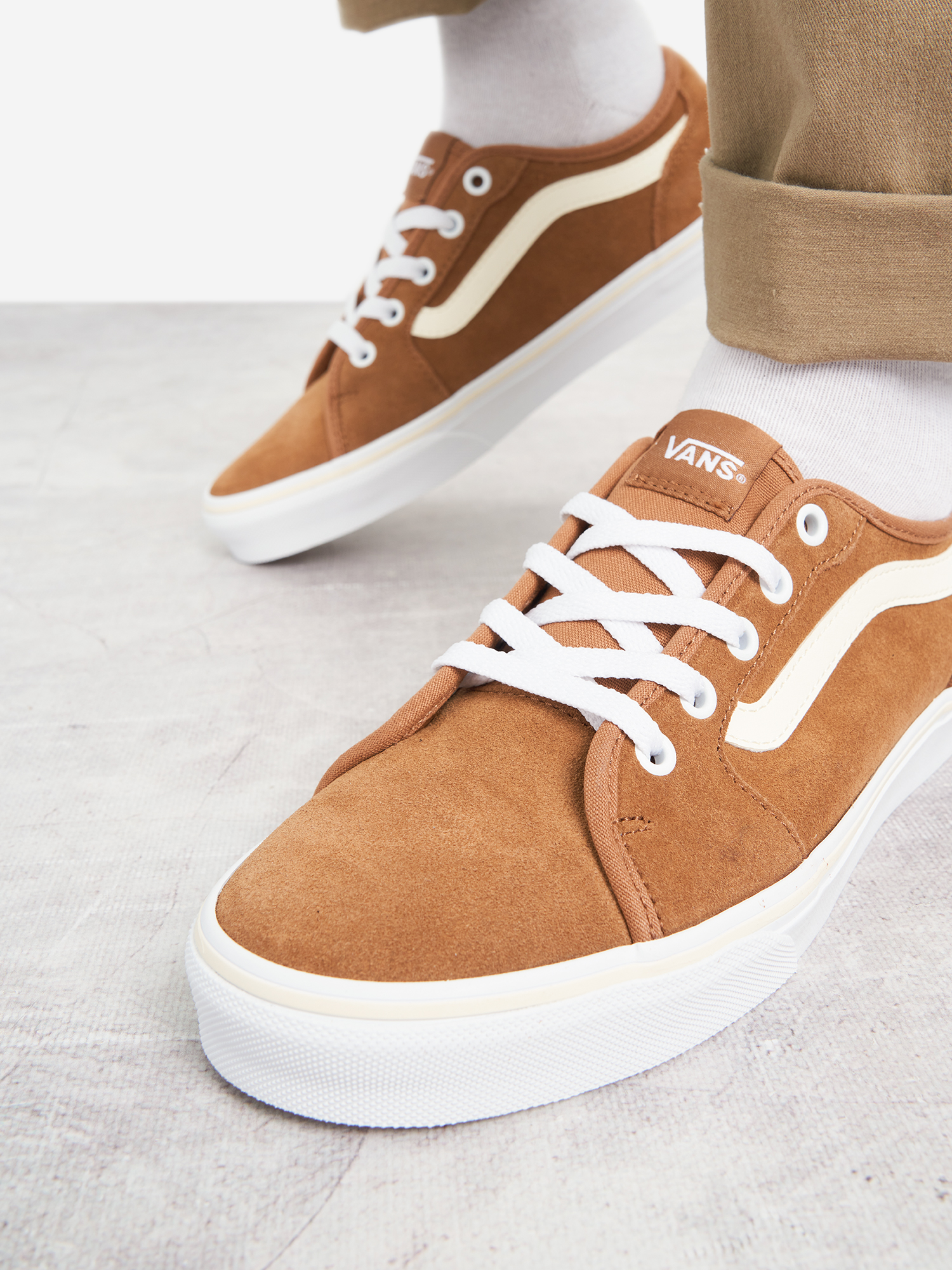 фото Кеды женские vans filmore decon, коричневый