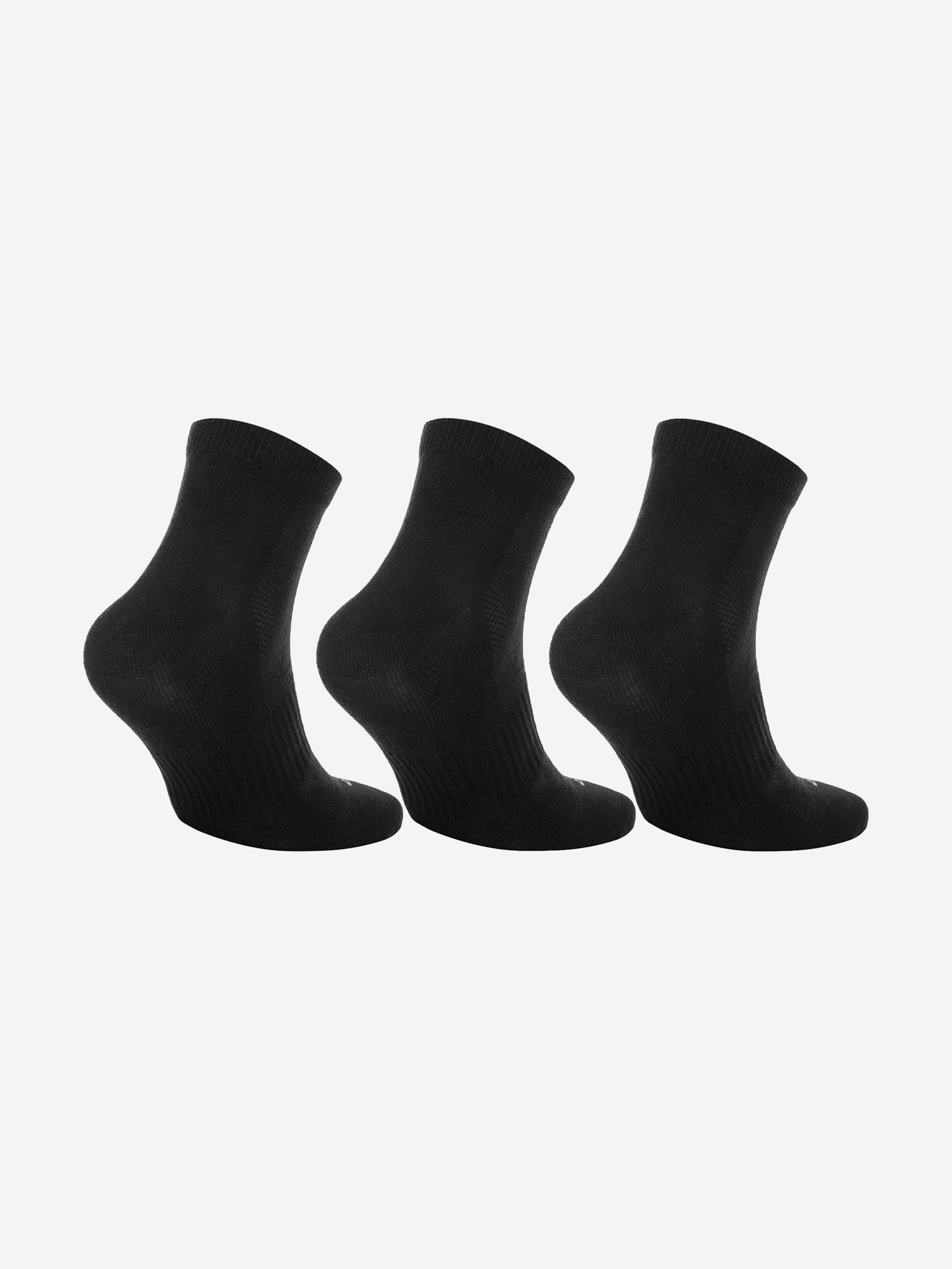 фото Носки columbia new cotton quarter socks, 3 пары, черный