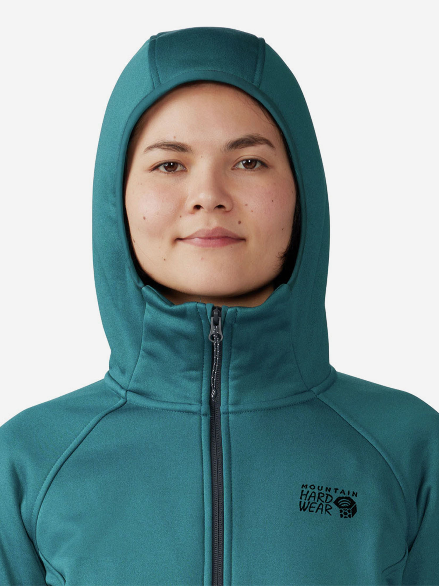 фото Толстовка женская mountain hardwear sendura, голубой