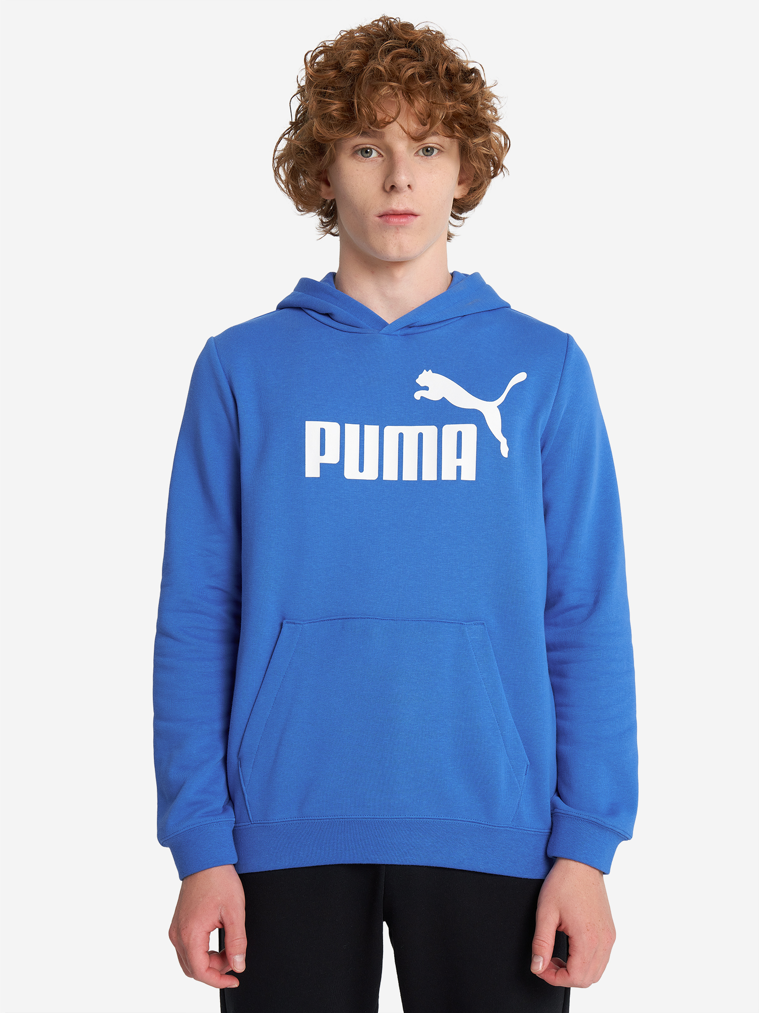 фото Худи для мальчиков puma ess, голубой