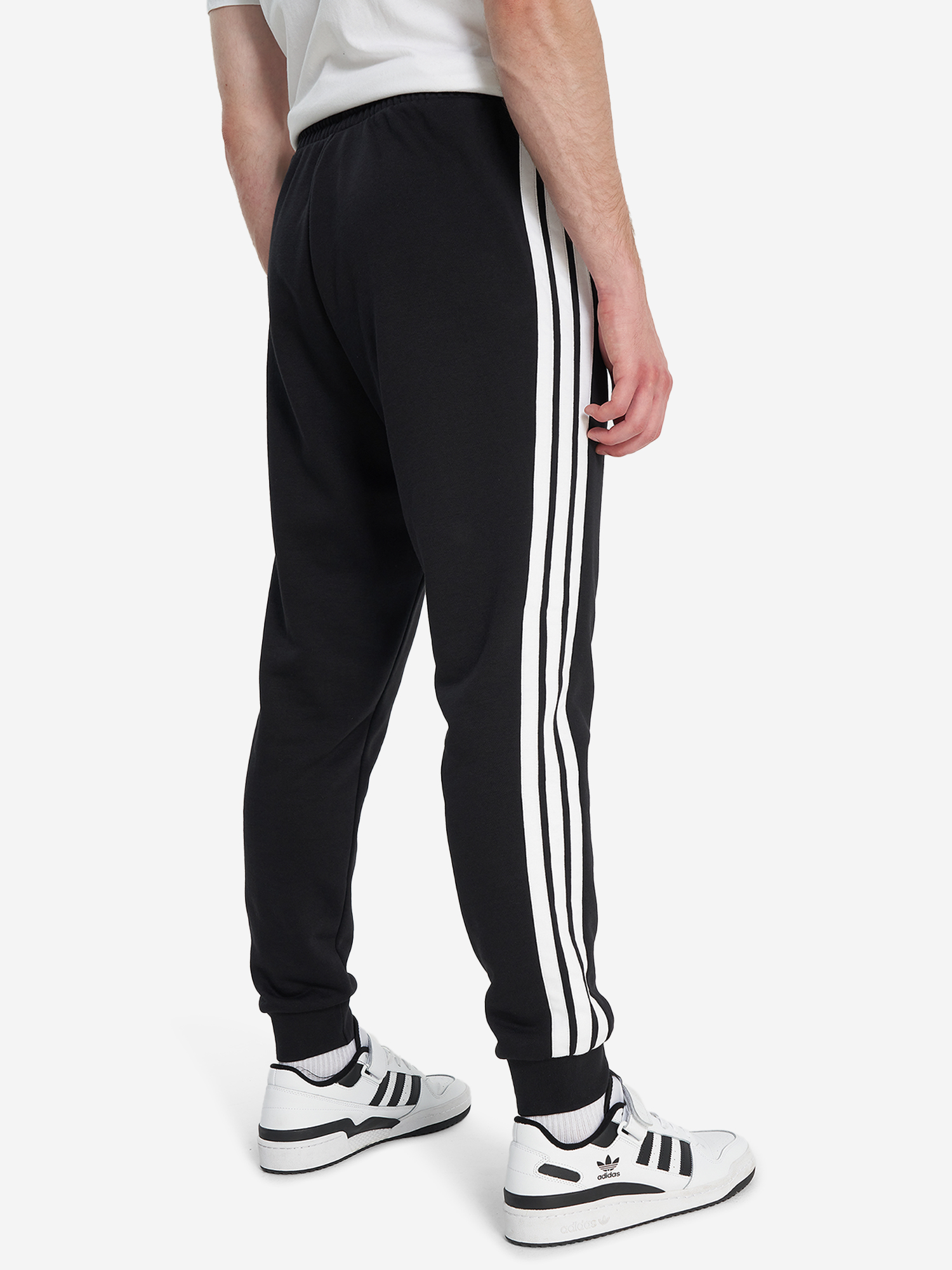 фото Брюки флисовые мужские adidas, черный
