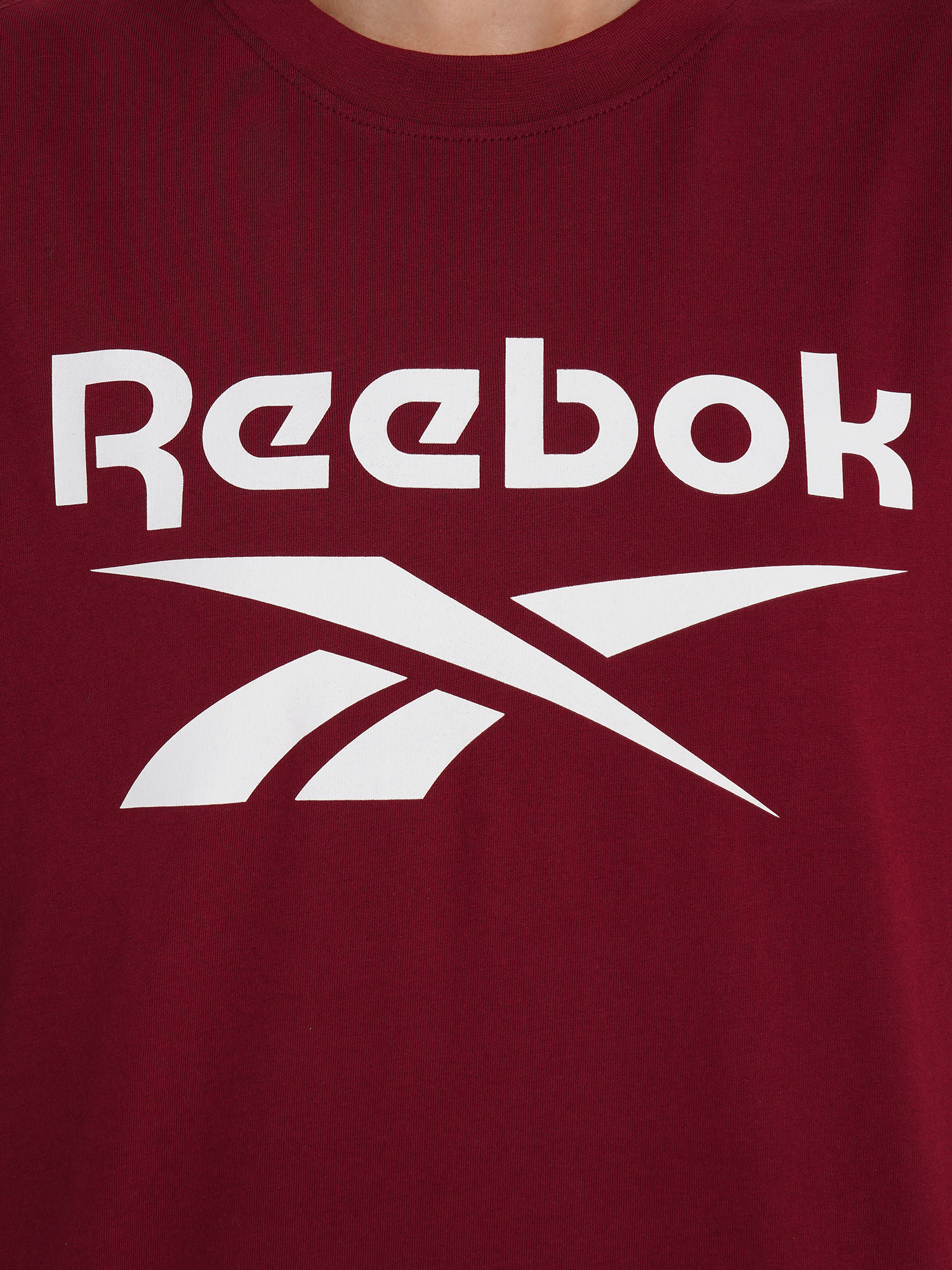 фото Футболка женская reebok nova, красный