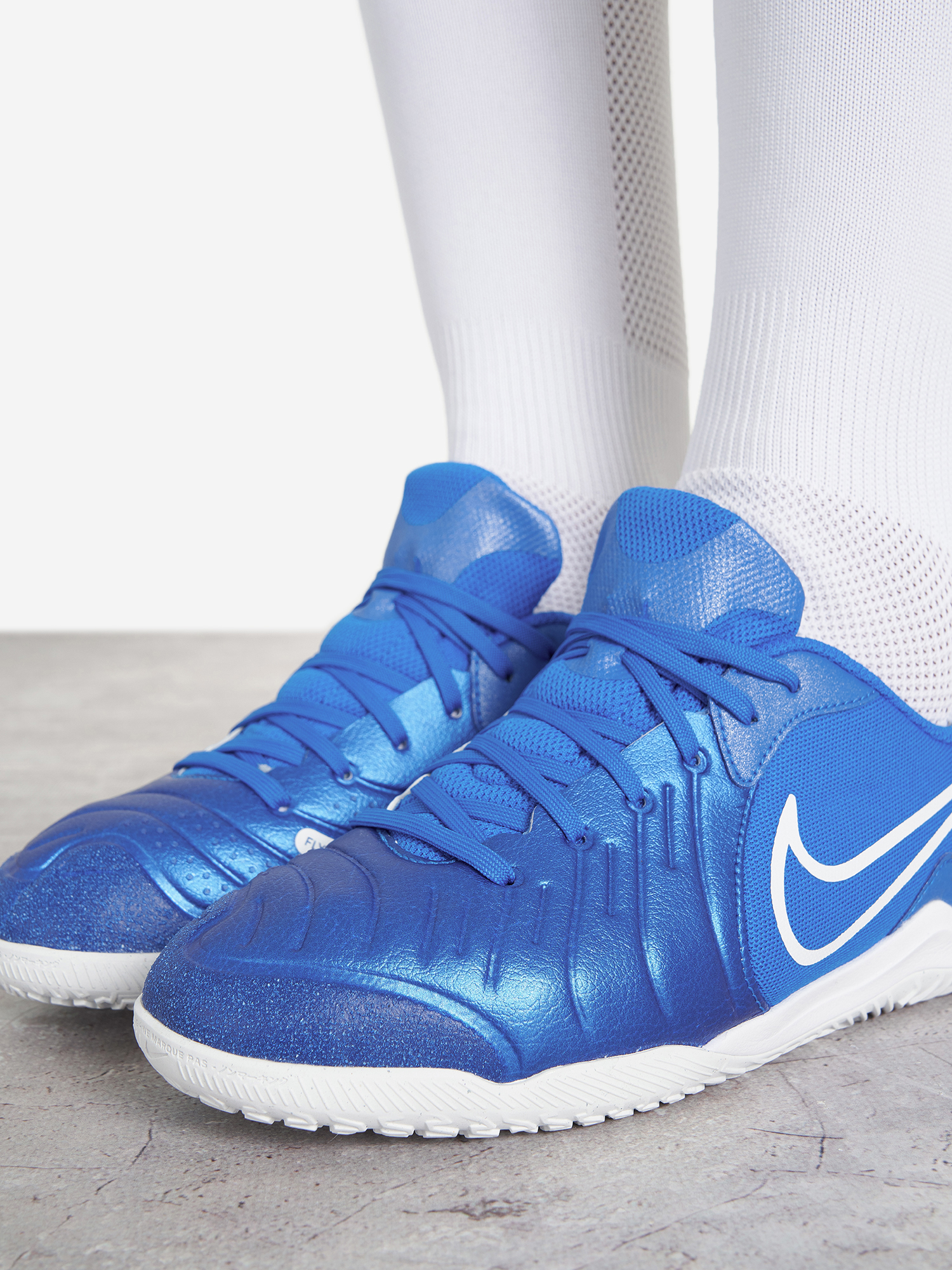 фото Бутсы для мальчиков nike jr. tiempo legend 10 academy ic, синий