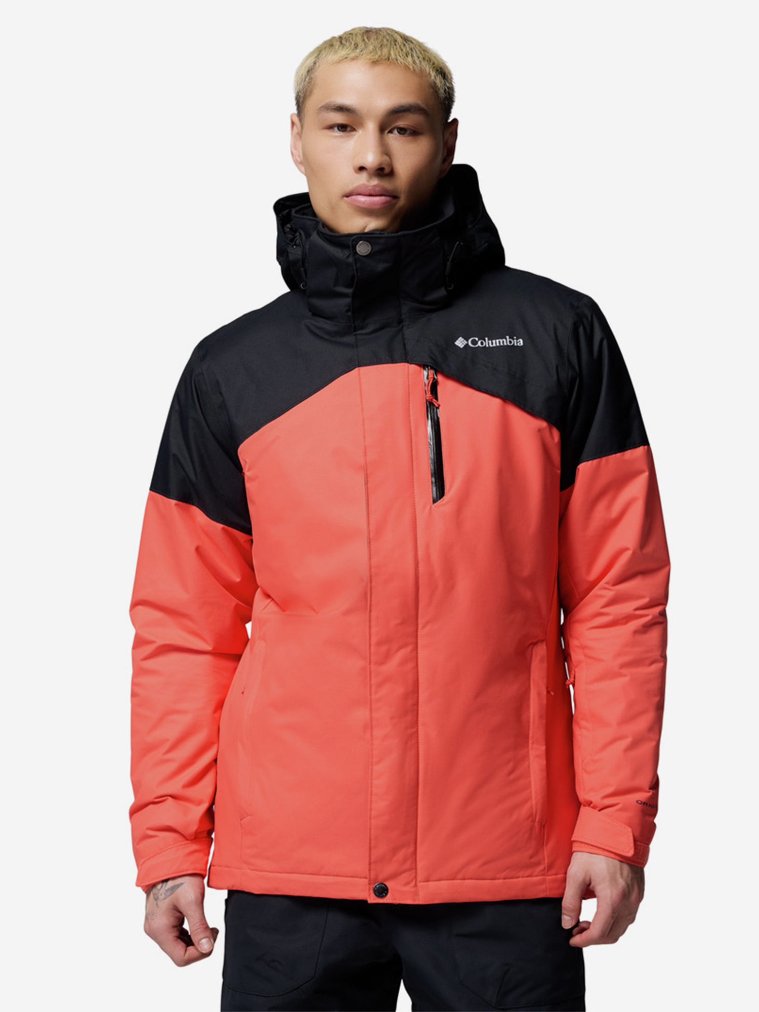 фото Пуховик мужской columbia last tracks ii jacket, оранжевый