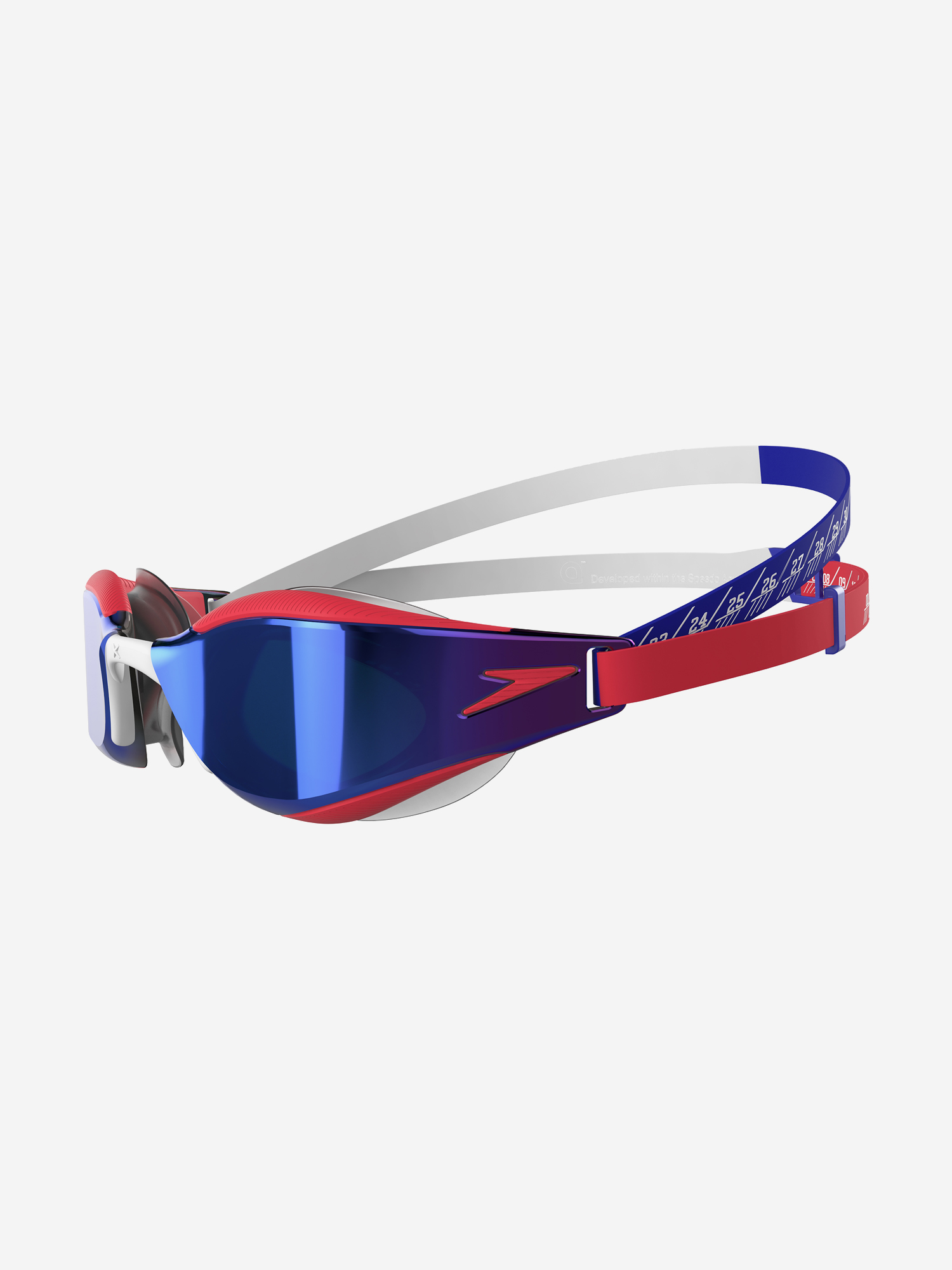 фото Очки для плавания speedo fastskin hyper elite mirror, красный
