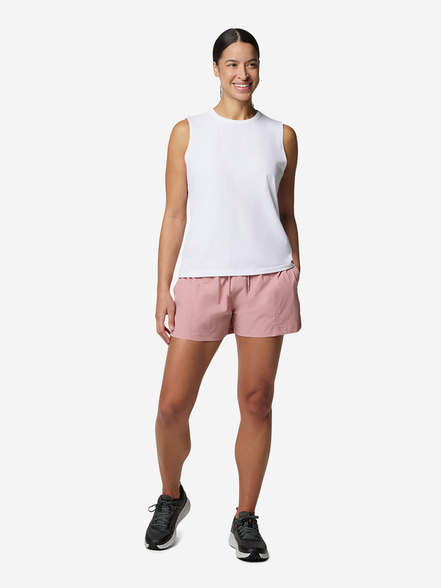фото Шорты женские columbia boundless trek active short, розовый
