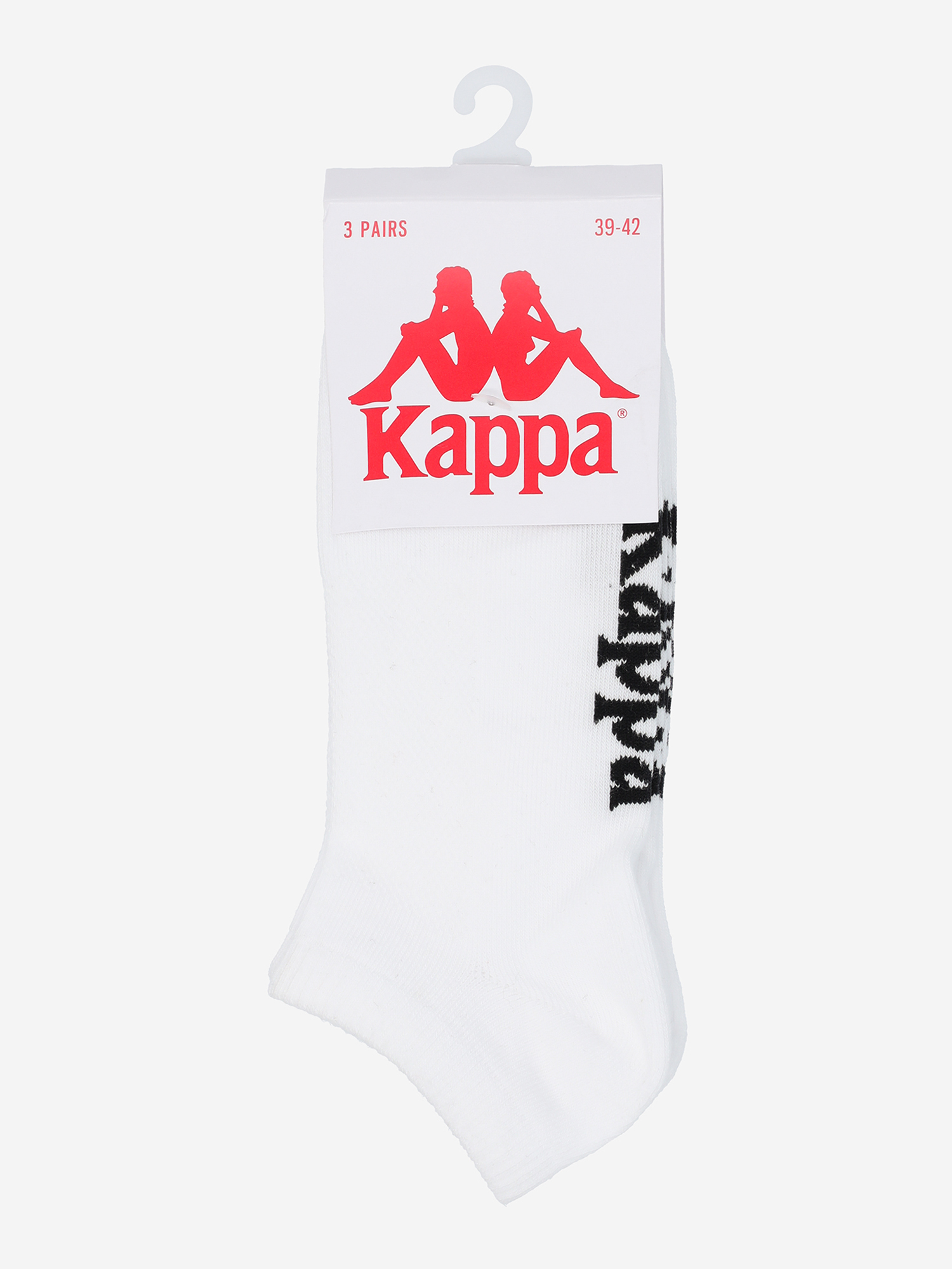 фото Носки kappa, 3 пары, белый