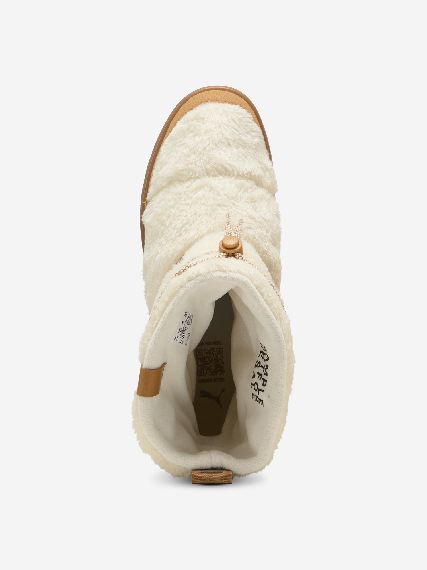 фото Сапоги утепленные женские puma snowbae suede, белый