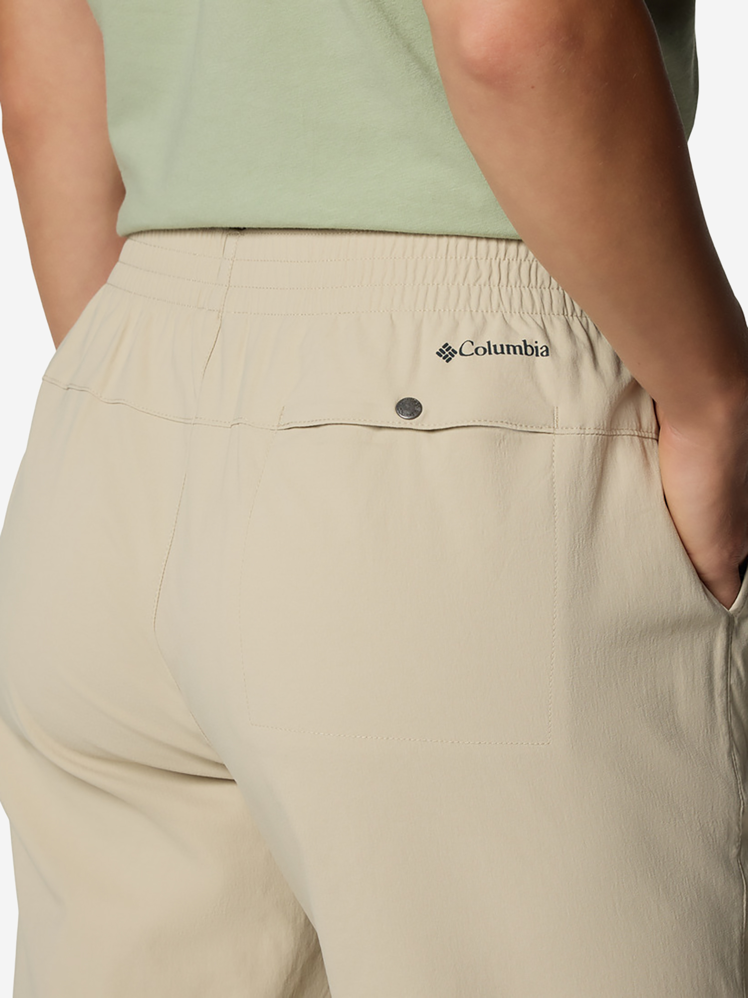 фото Брюки женские columbia cedar crest pant, бежевый
