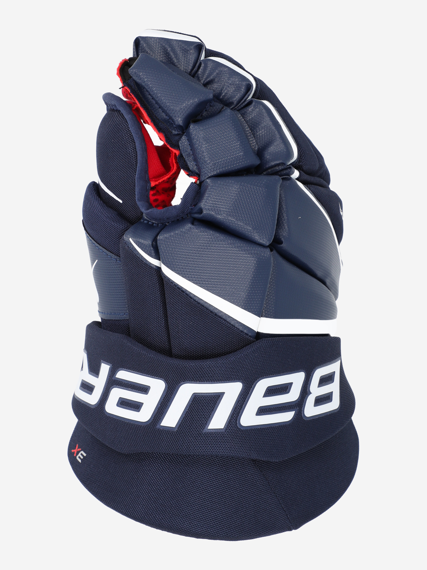 фото Перчатки хоккейные bauer vapor 3x sr, синий