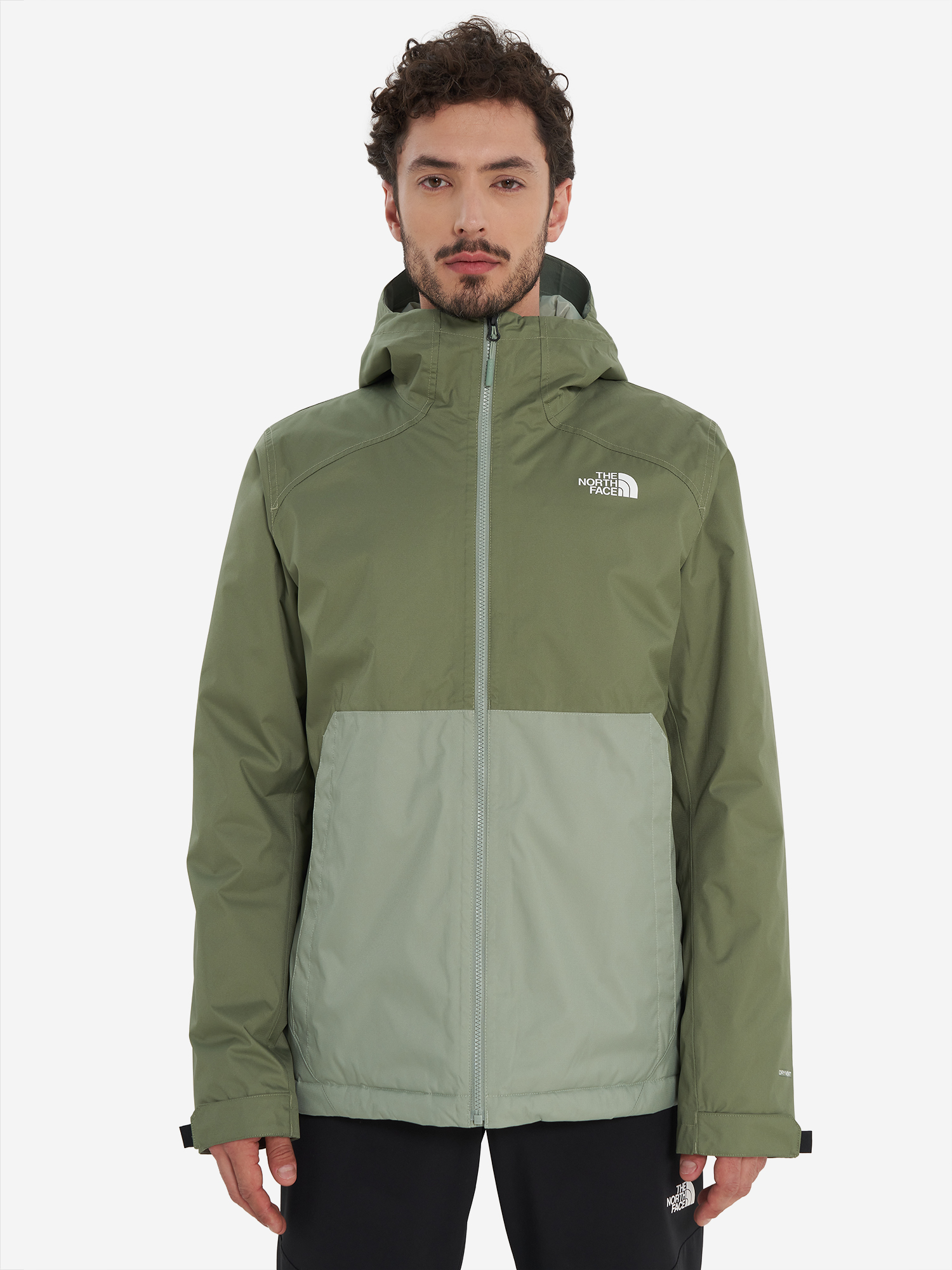 фото Куртка утепленная мужская the north face millerton insulated, зеленый