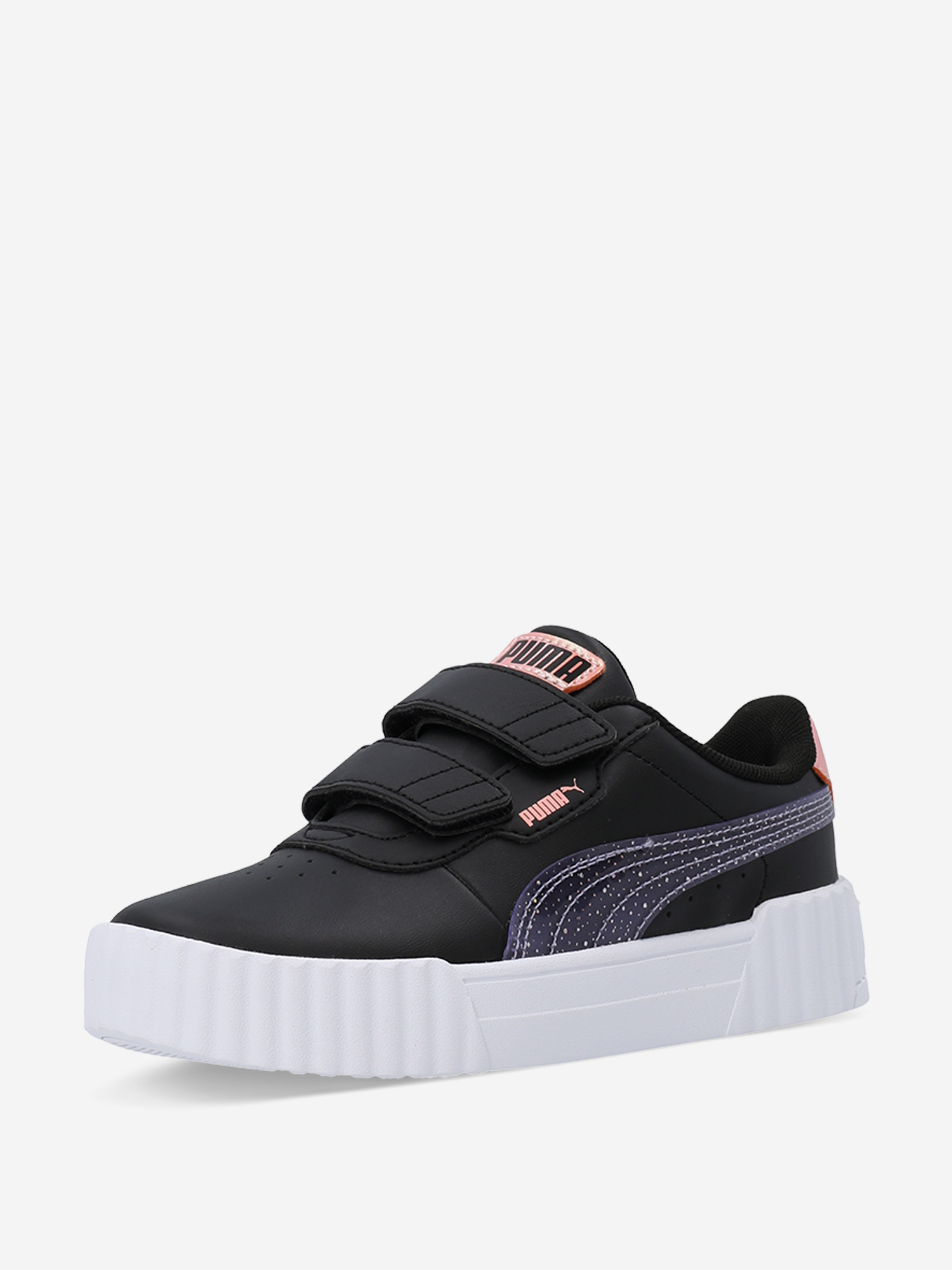 фото Кеды для девочек puma carina 3.0 blurry dreams v ps, черный