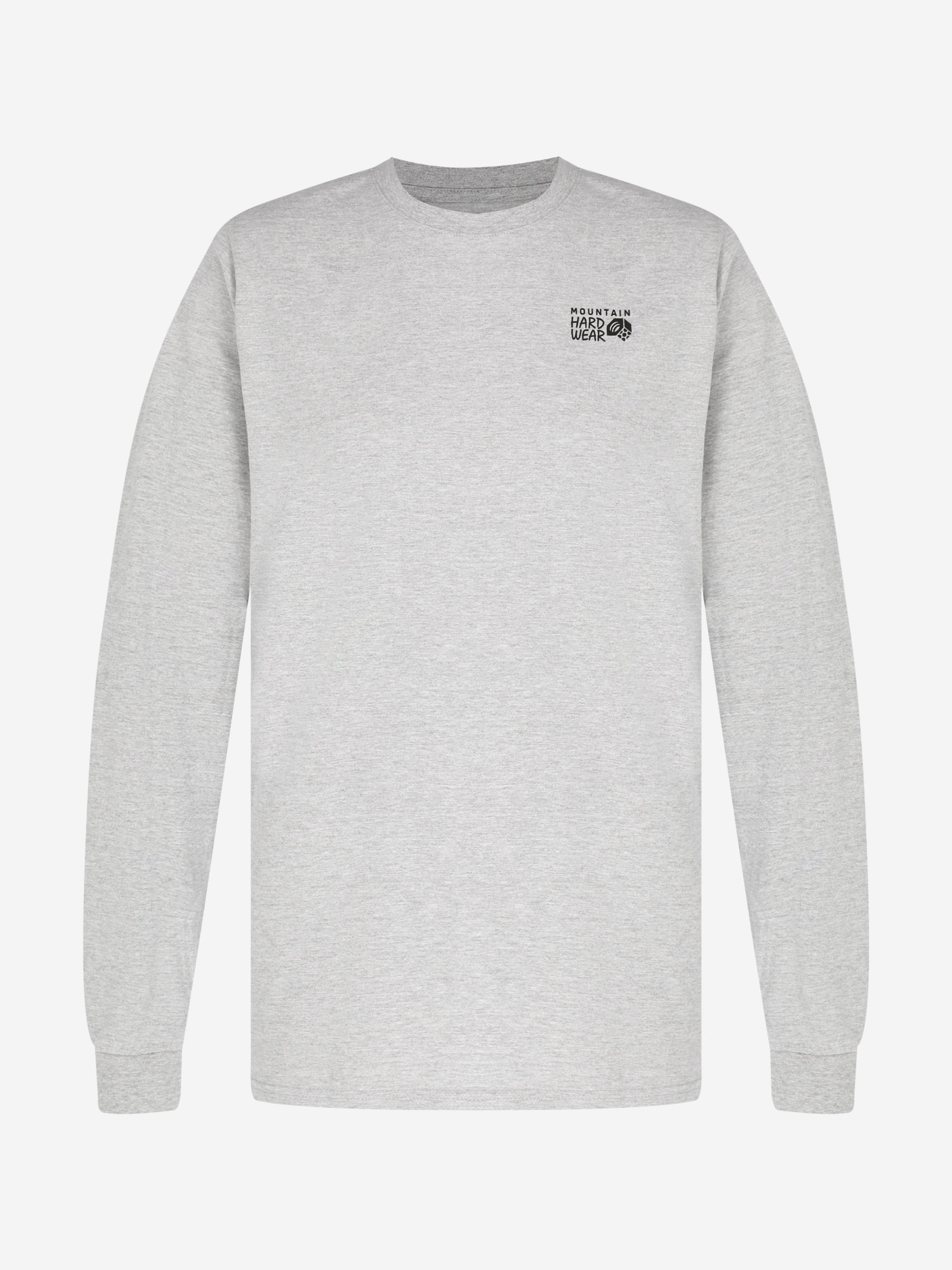 фото Лонгслив мужской mountain hardwear back logo, серый