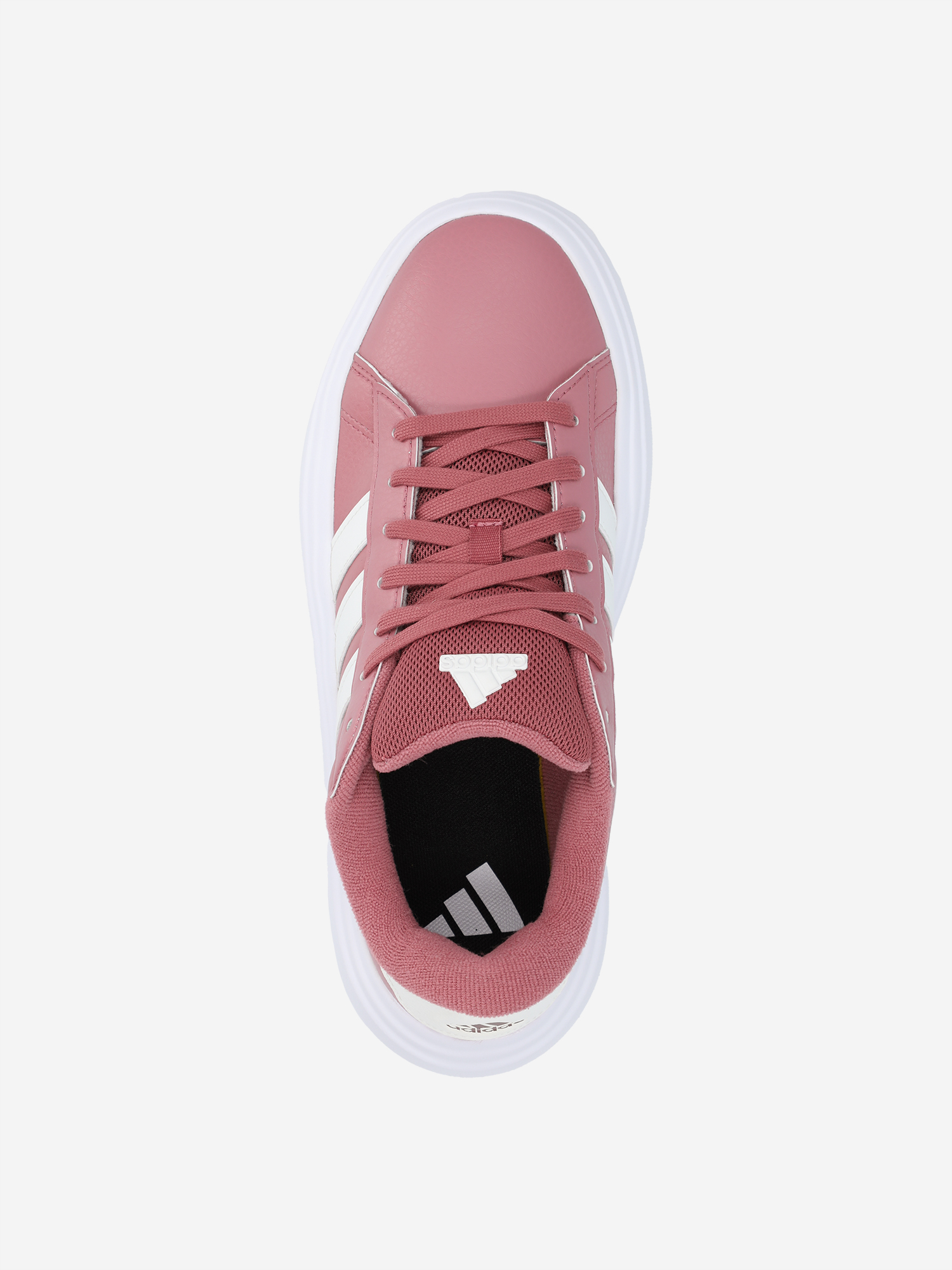 фото Кеды женские adidas grand court platfor, красный