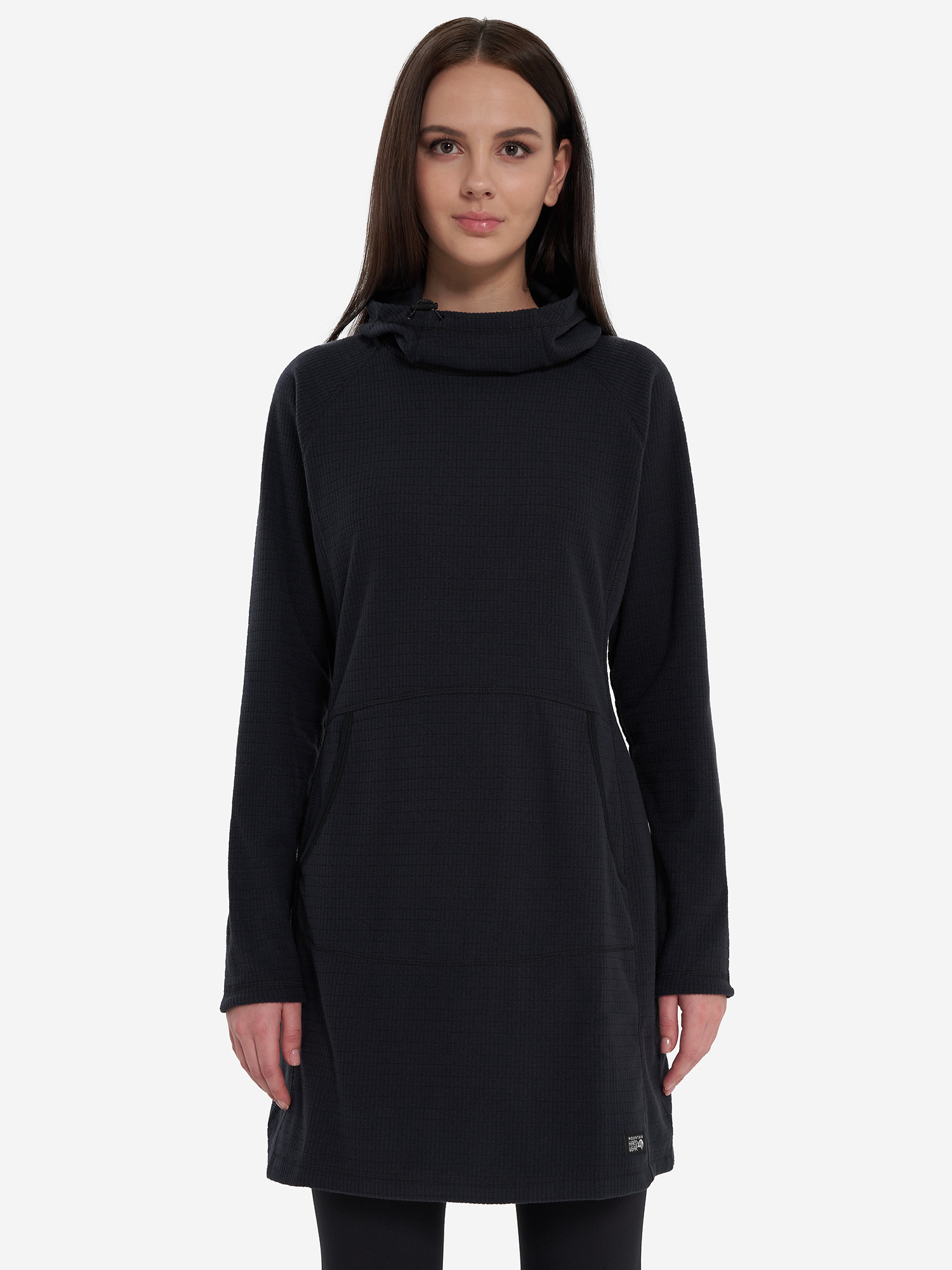 фото Платье женское mountain hardwear summit grid dress, черный
