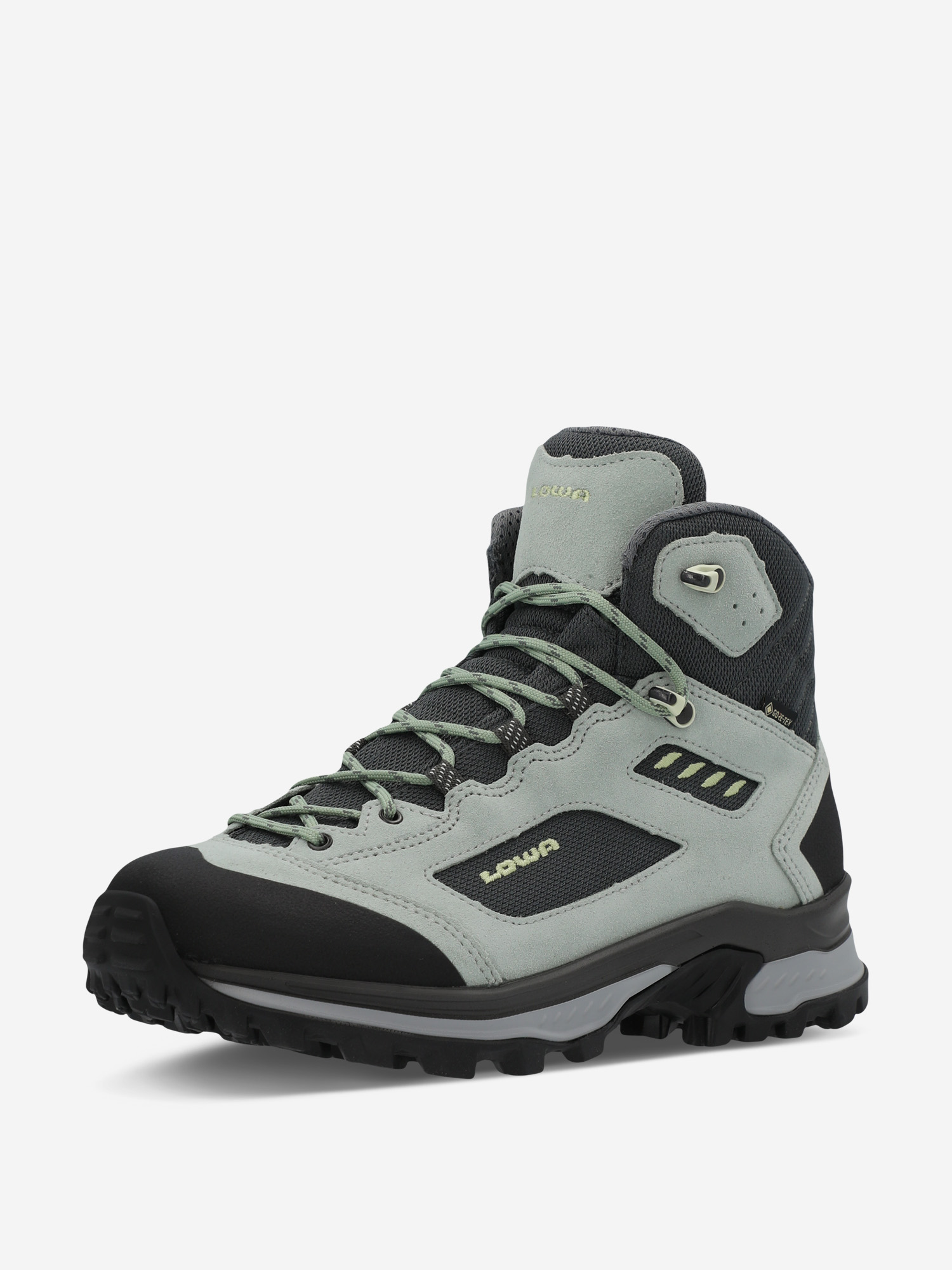 фото Ботинки женские lowa corvara gtx mid, зеленый
