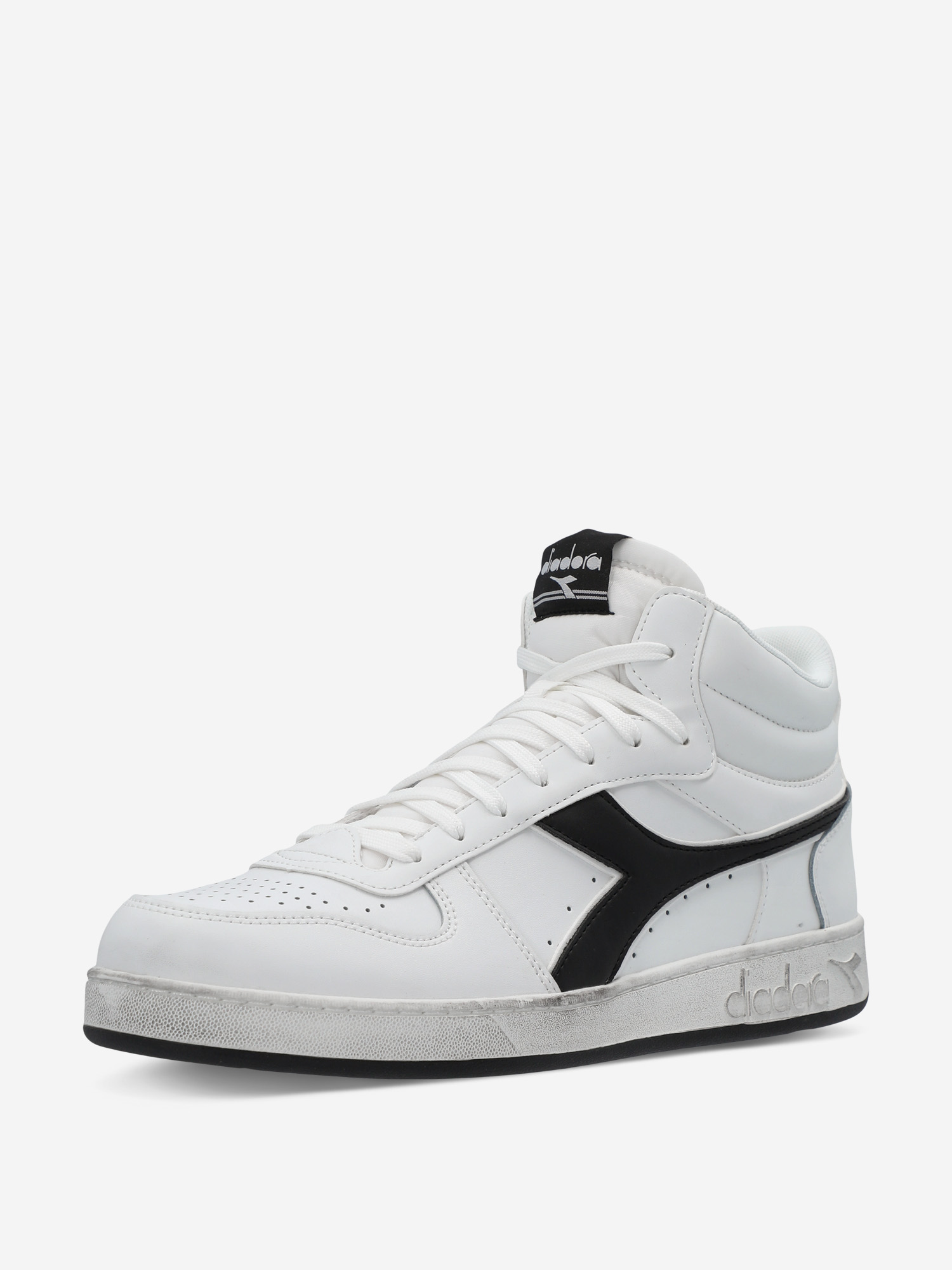 фото Кеды мужские diadora magic basket demi icona, белый