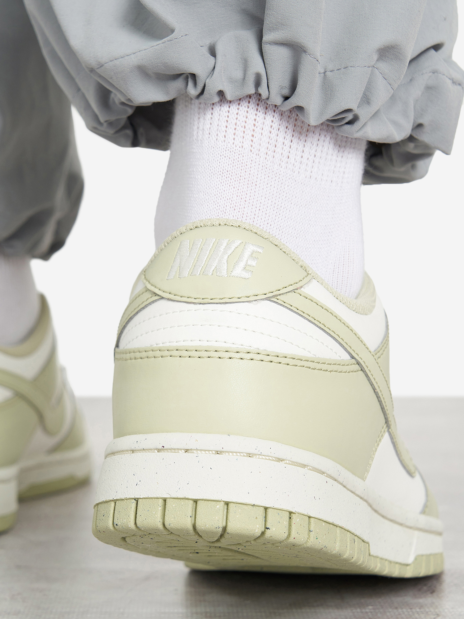 фото Кеды женские nike dunk, зеленый