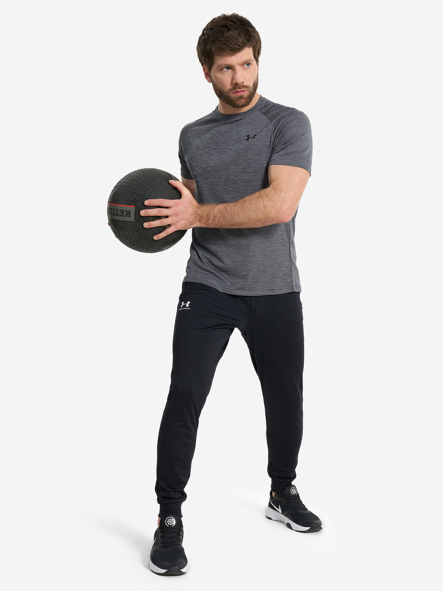 фото Брюки мужские under armour, черный