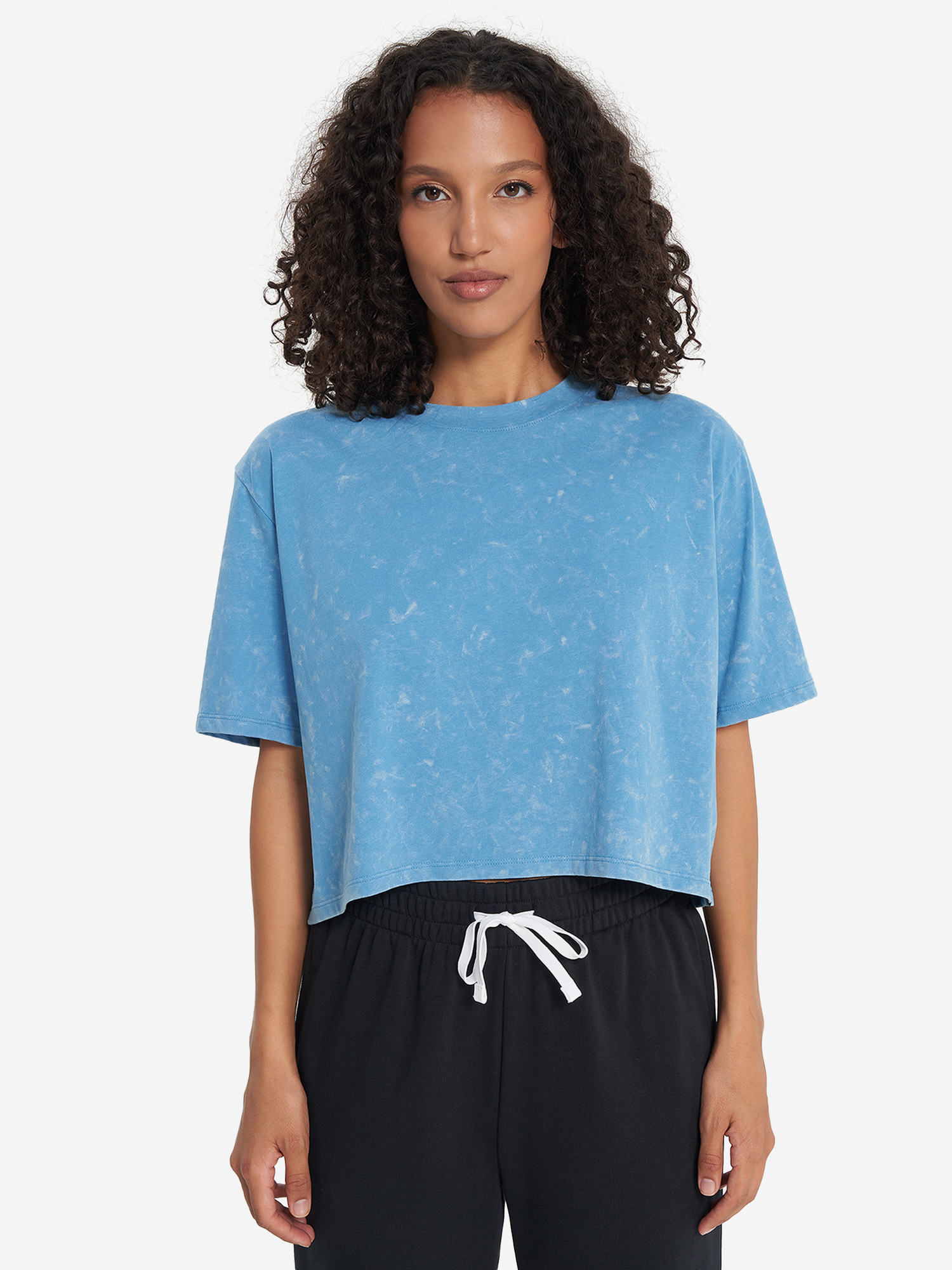фото Футболка женская under armour rival wash, синий