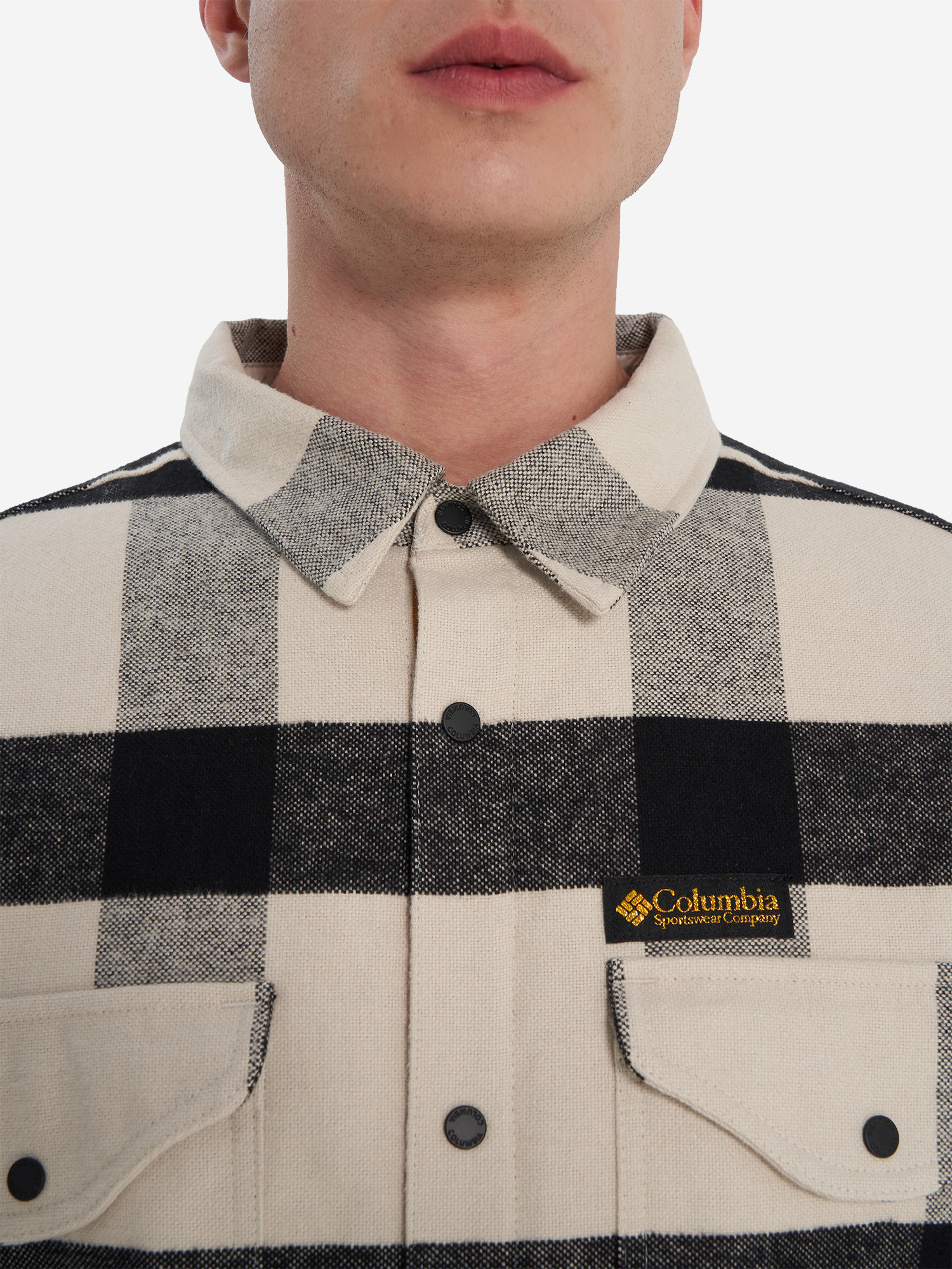 фото Легкая куртка мужская columbia high cascades shirt jacket, серый