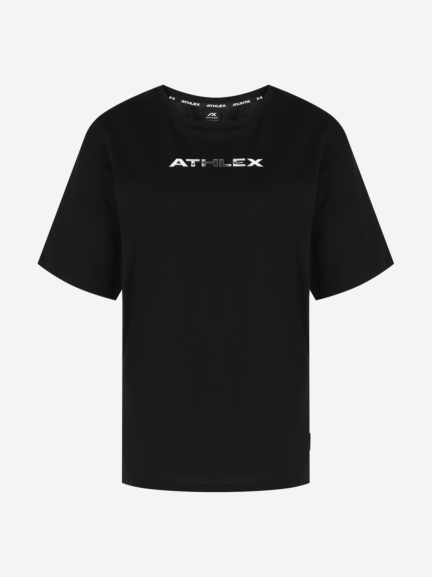 фото Футболка женская оверсайз athlex, черный