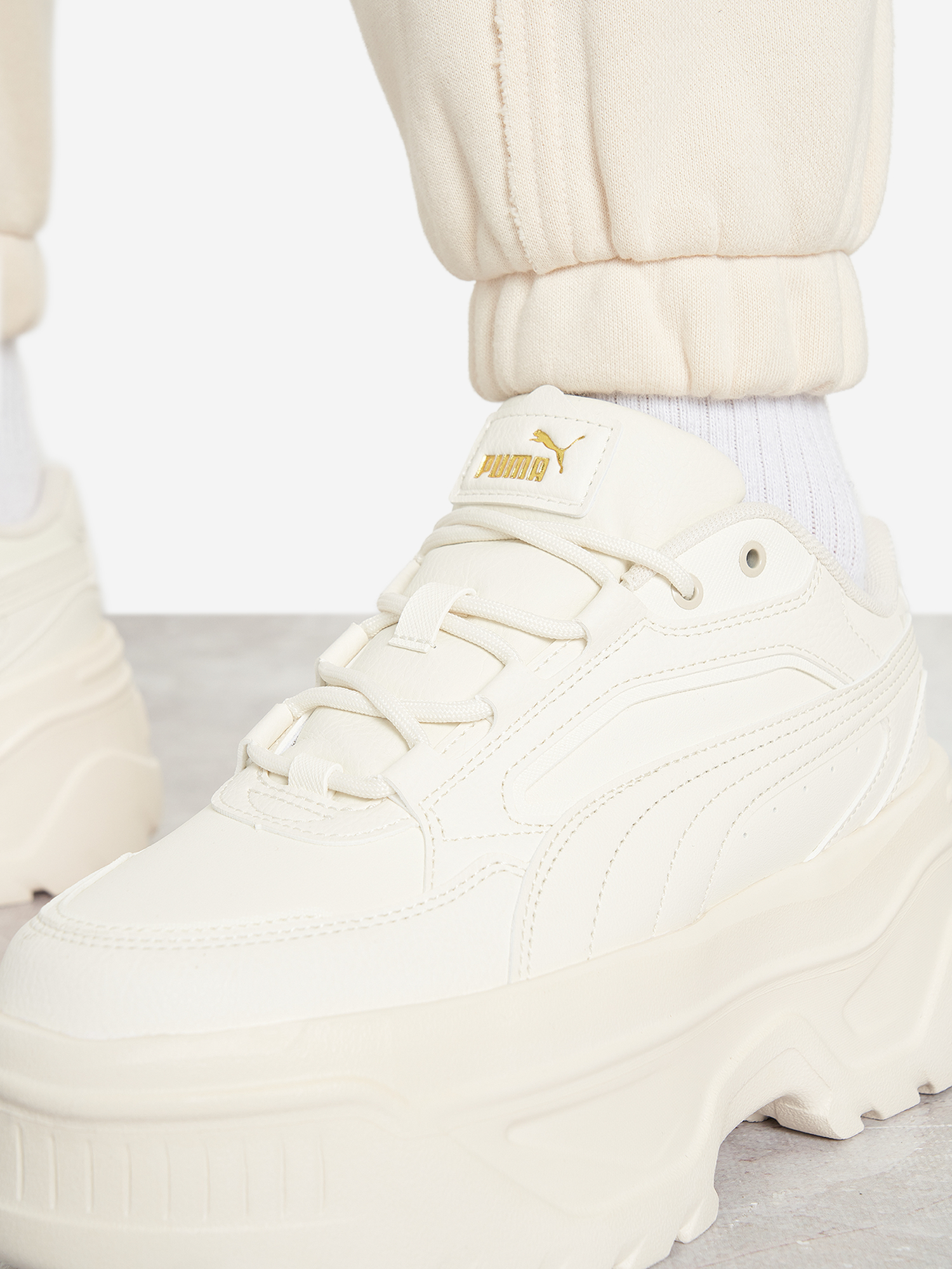 фото Кроссовки женские puma karmen x-tra, бежевый