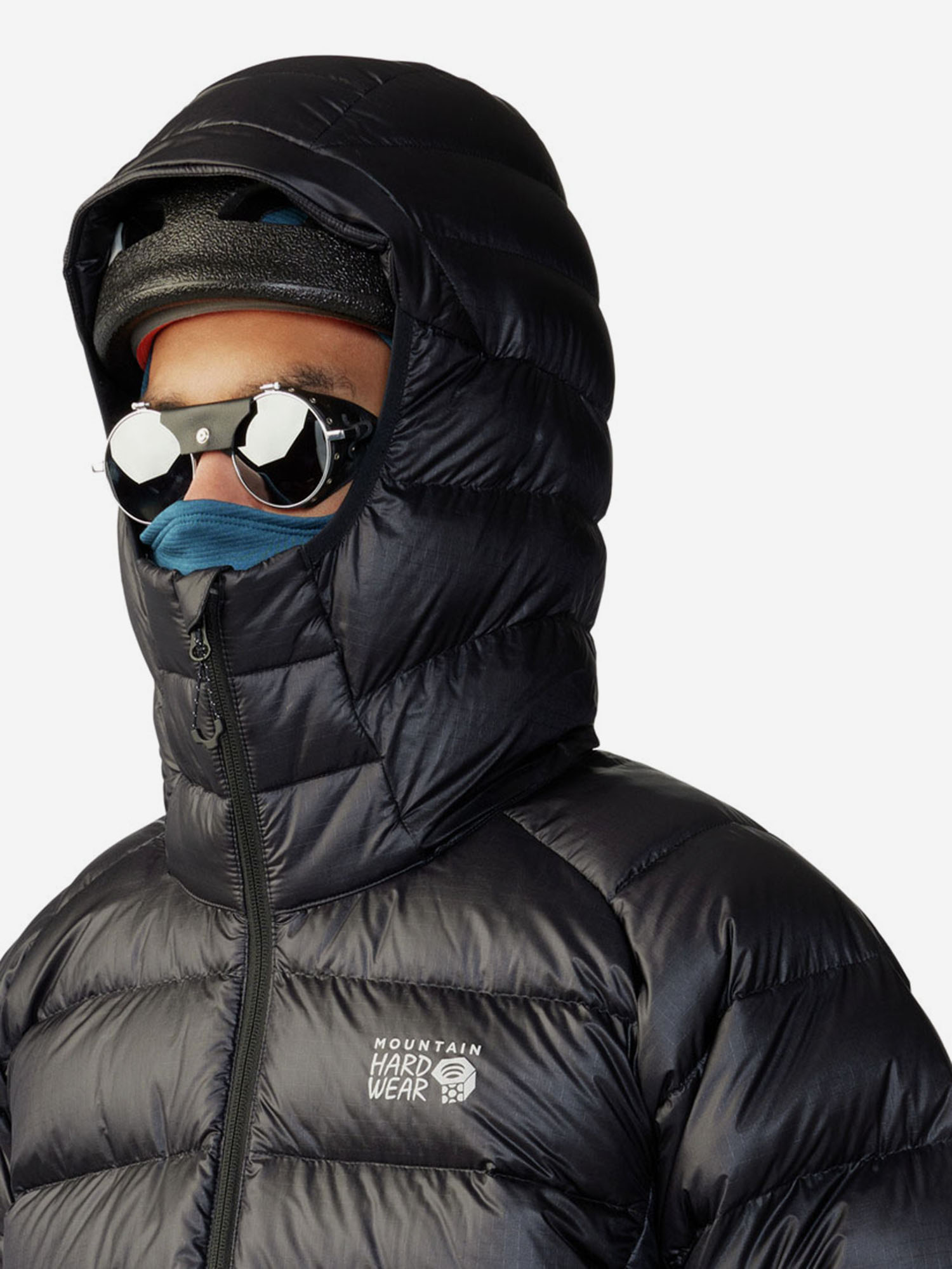 фото Пуховик мужской mountain hardwear phantom alpine, черный