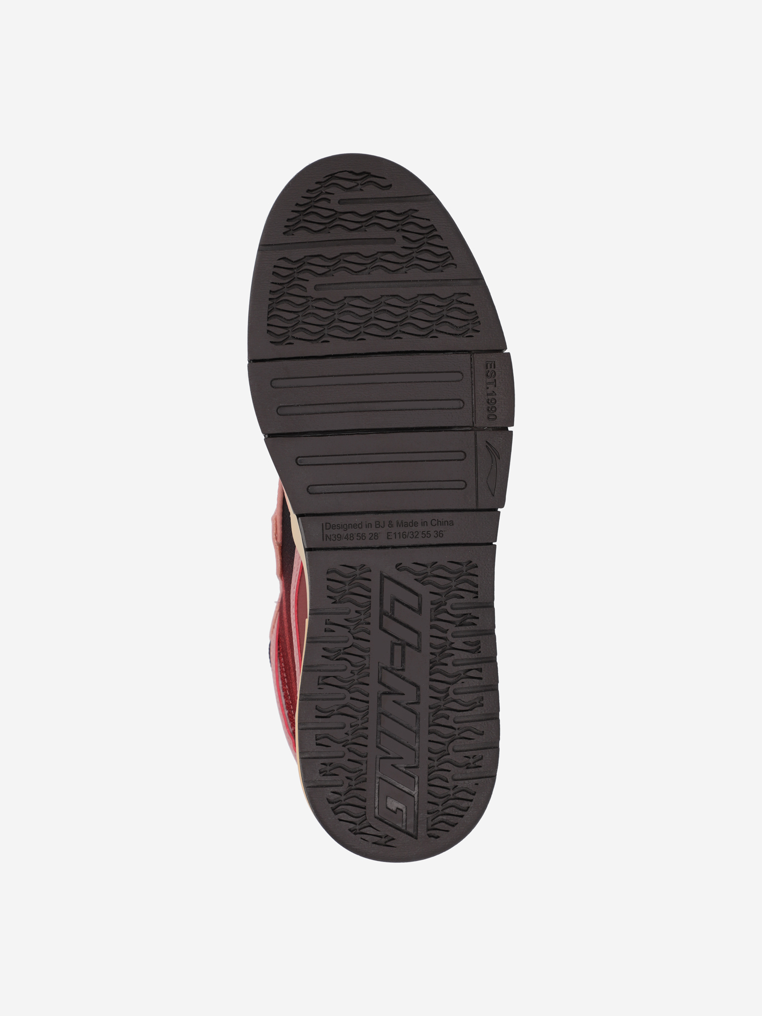 фото Кеды женские li-ning wave pro se, красный