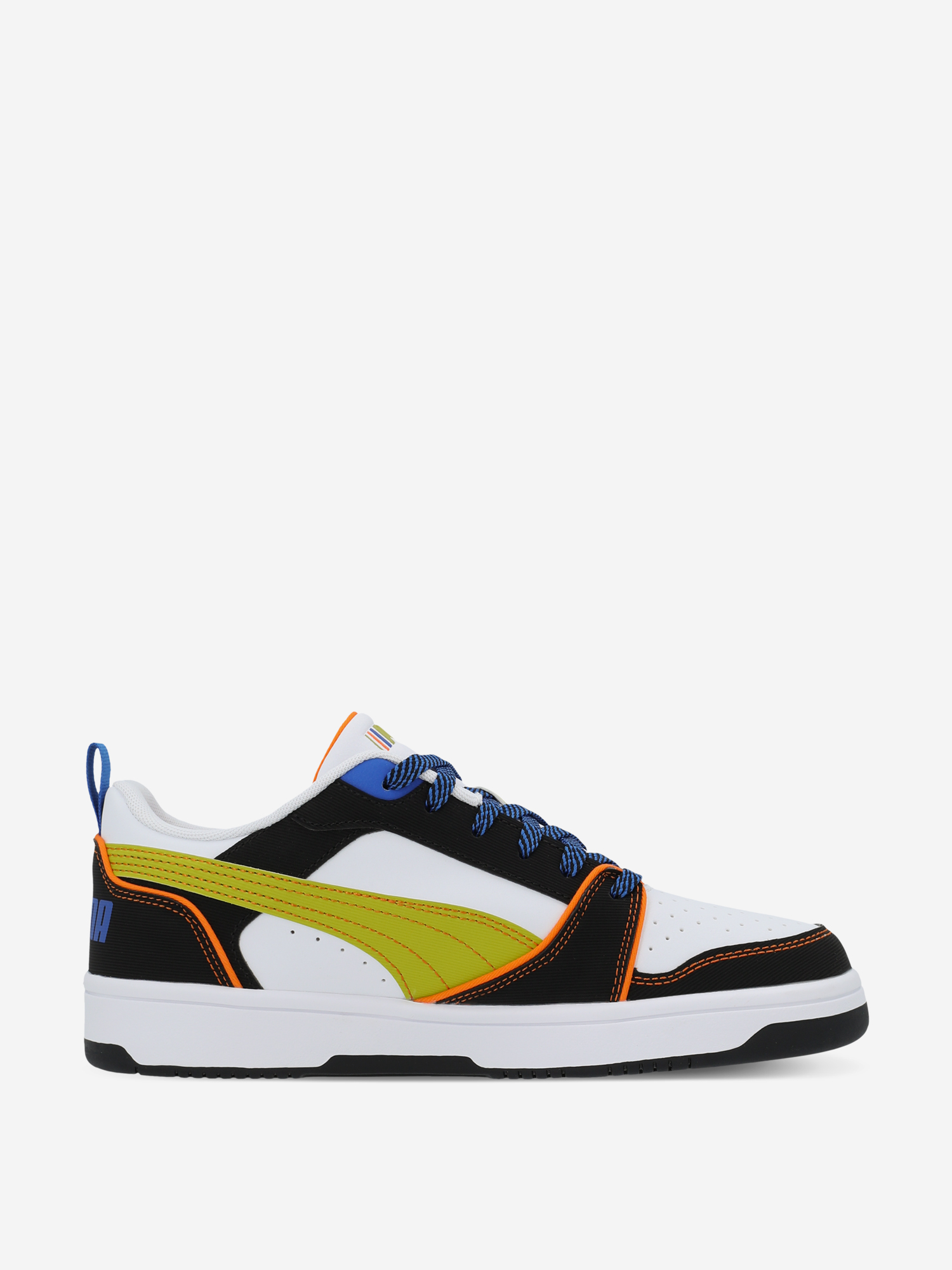фото Кеды для мальчиков puma rebound v6 lo starblitz jr, белый