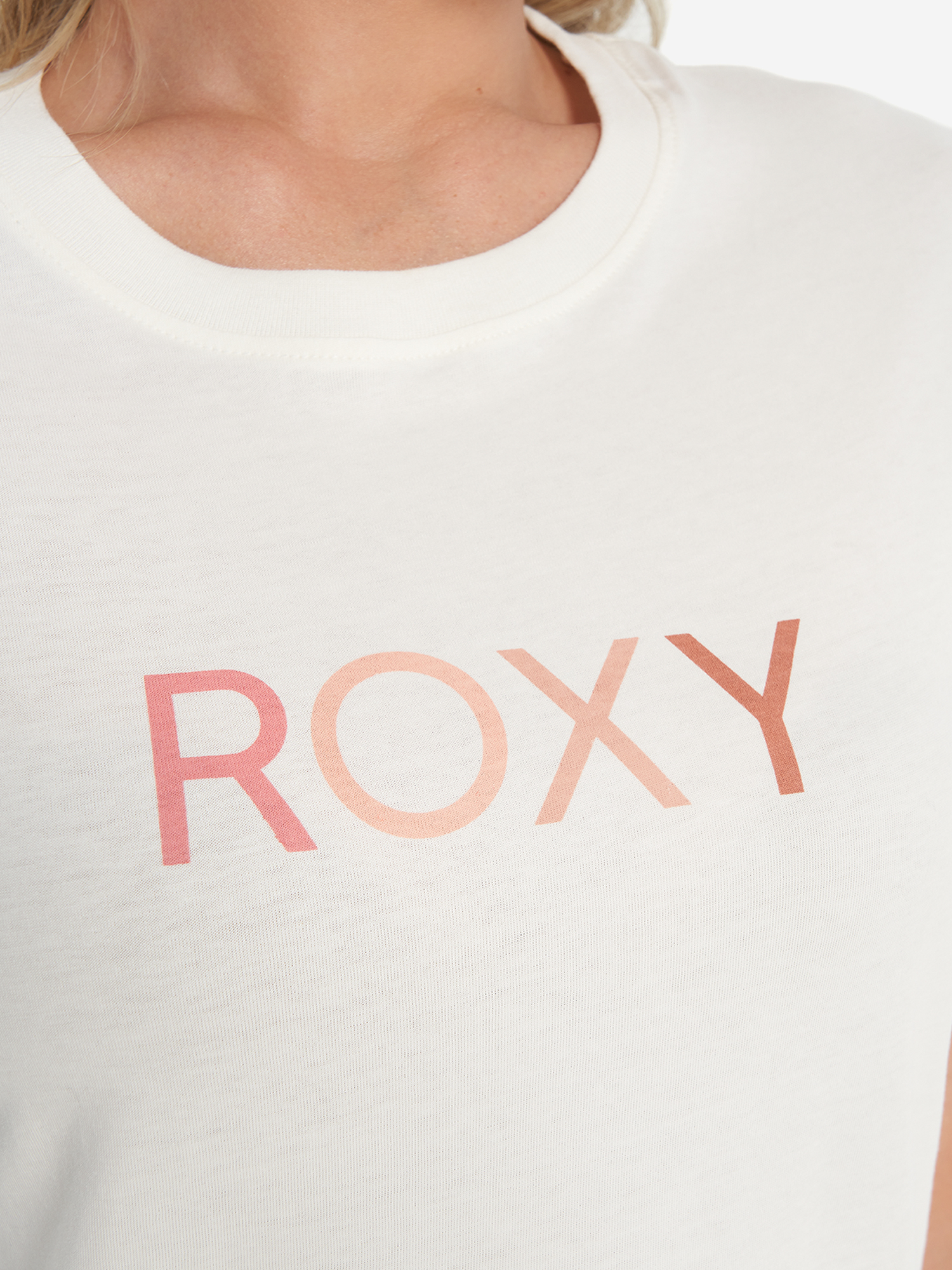 фото Футболка женская roxy, бежевый