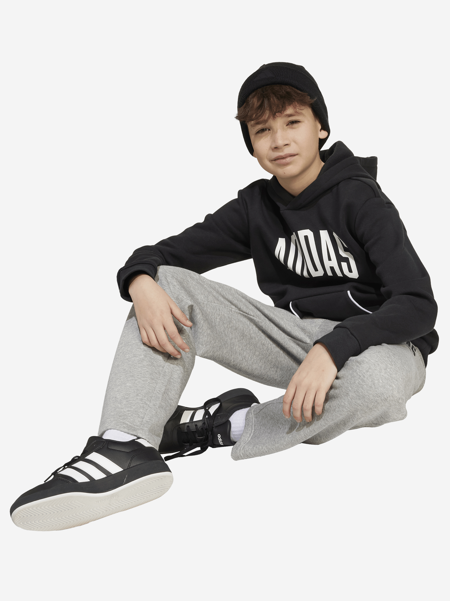 фото Худи для мальчиков adidas, черный