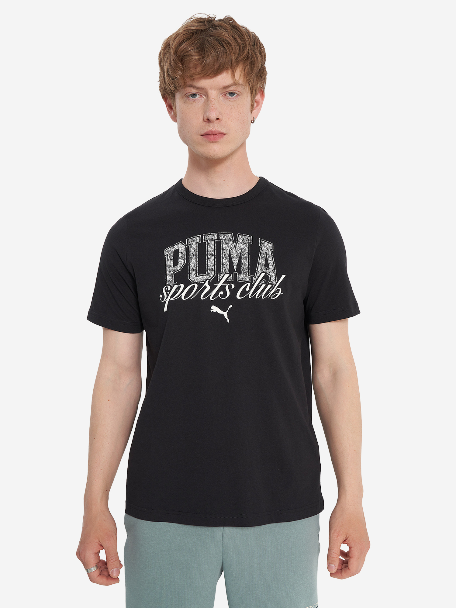 фото Футболка мужская puma class graphic, черный