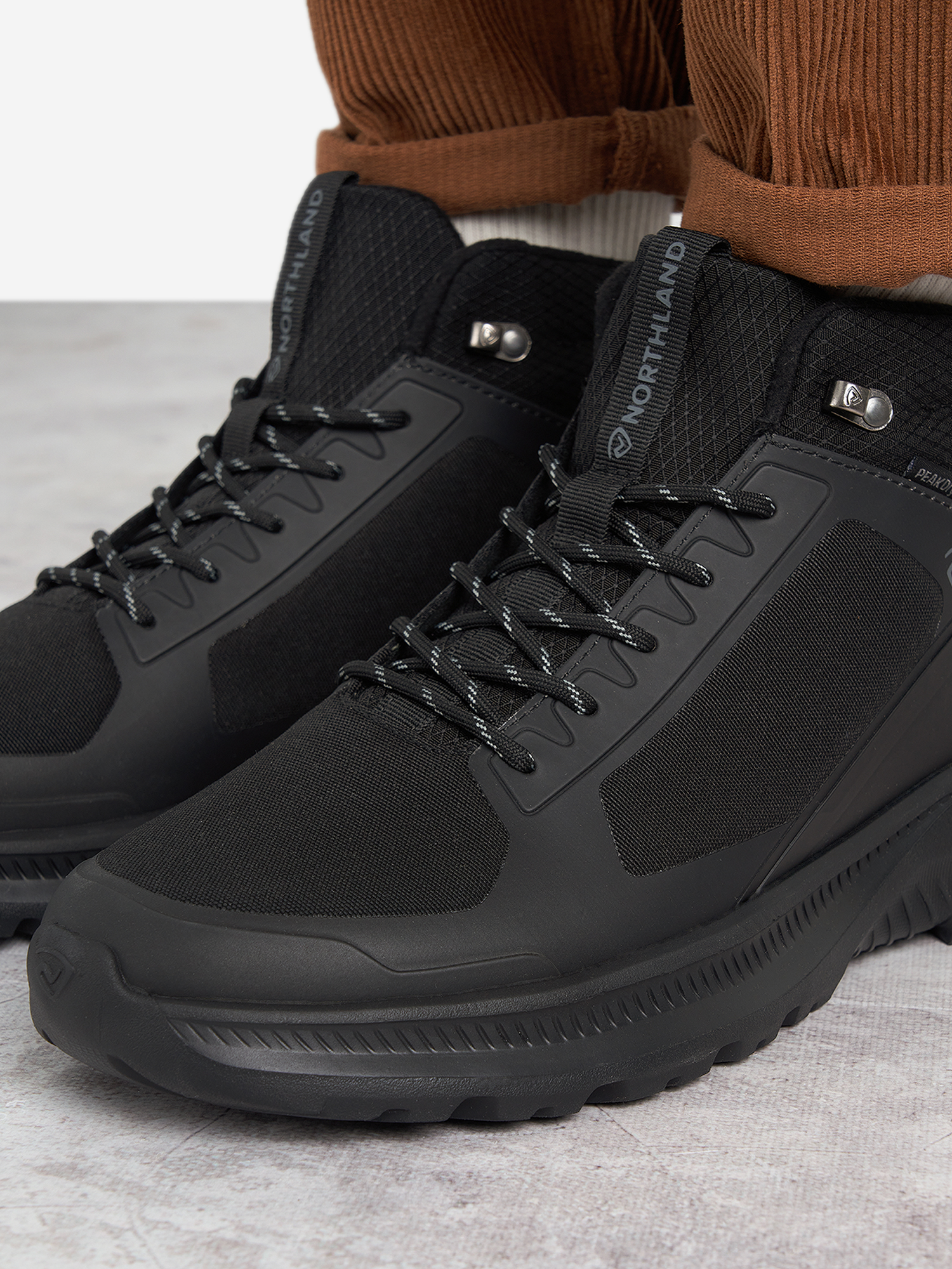 фото Ботинки утепленные мужские northland albeck nylon, черный