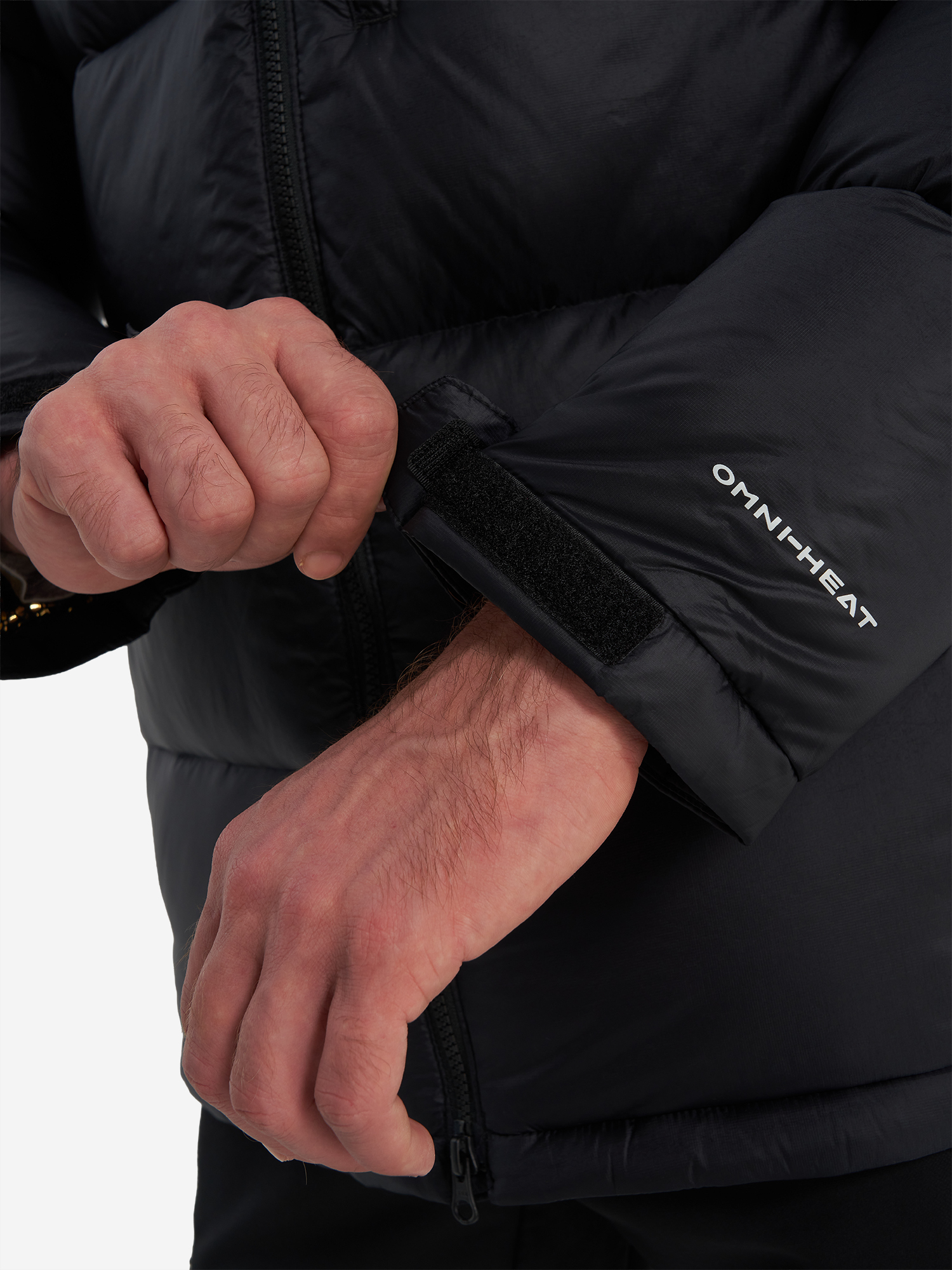 фото Пуховик мужской columbia cloudview down hooded jacket, черный