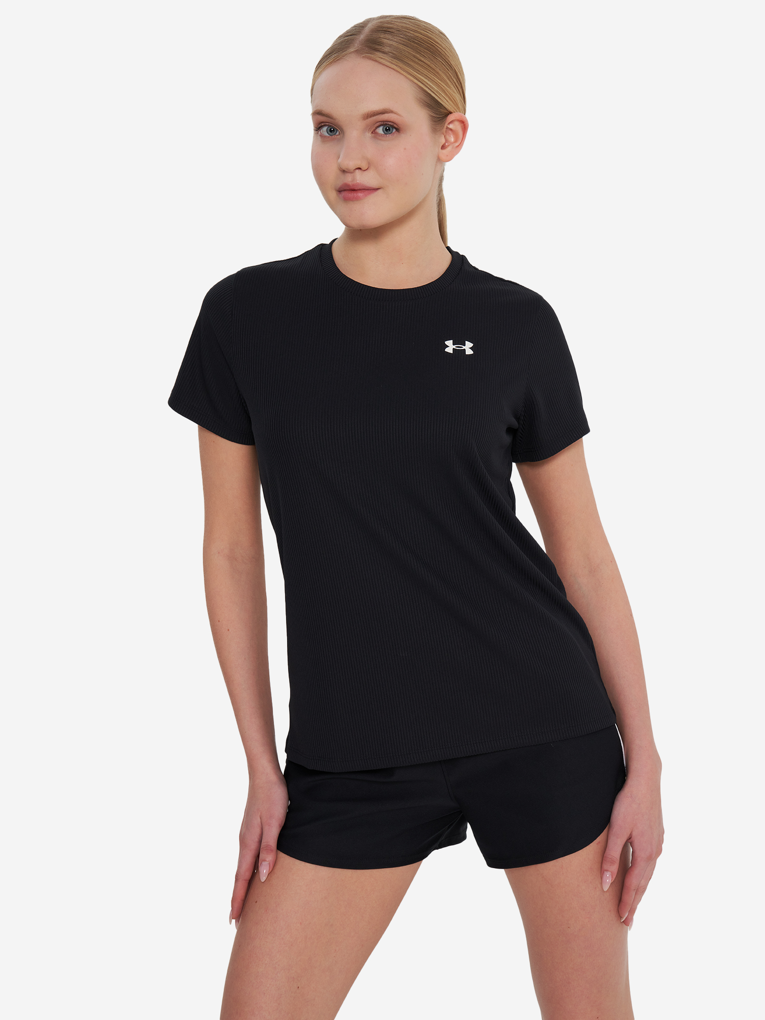 фото Футболка женская under armour tech, черный