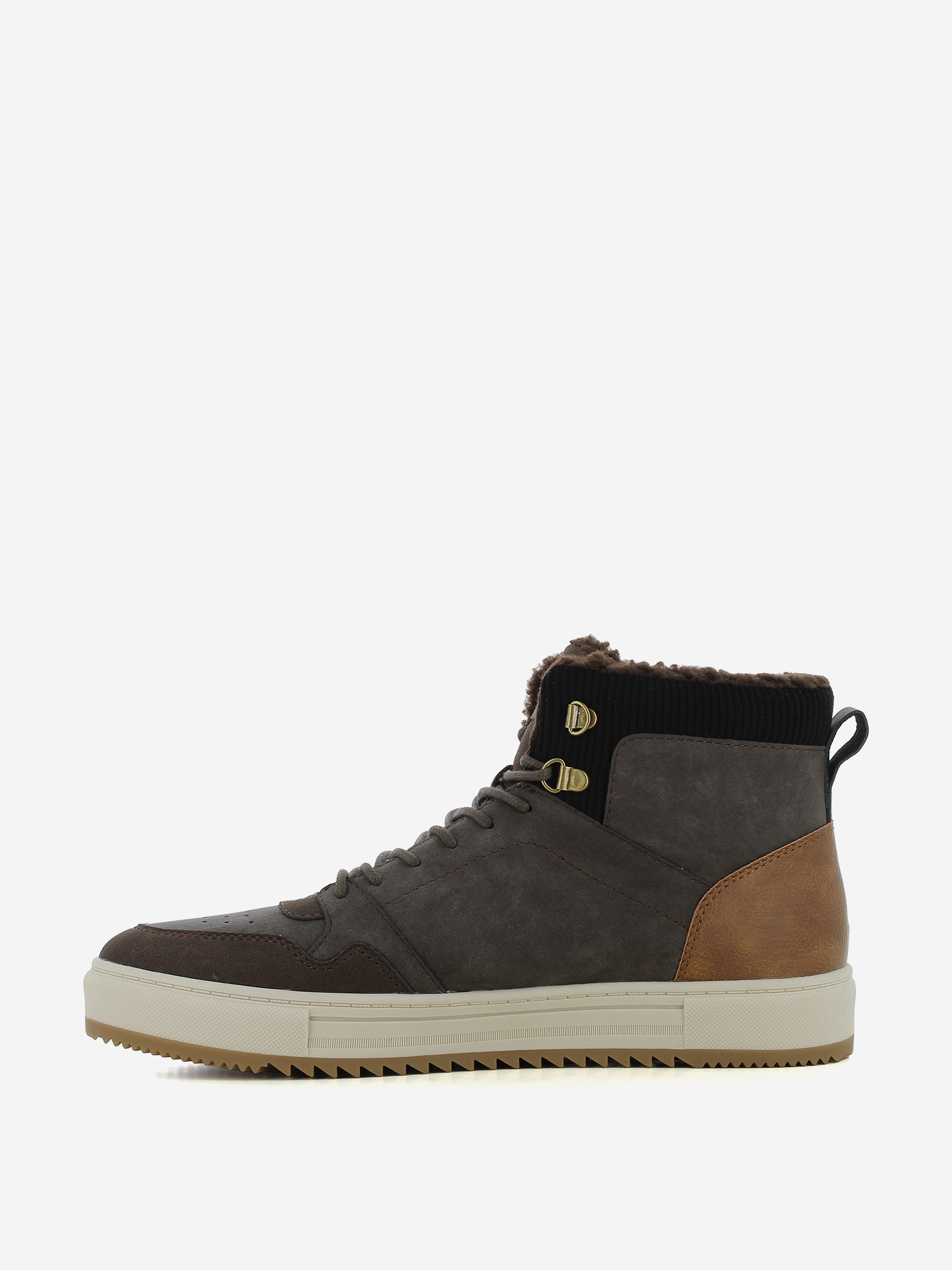 фото Кеды утепленные мужские safety jogger eloy wtr high, коричневый