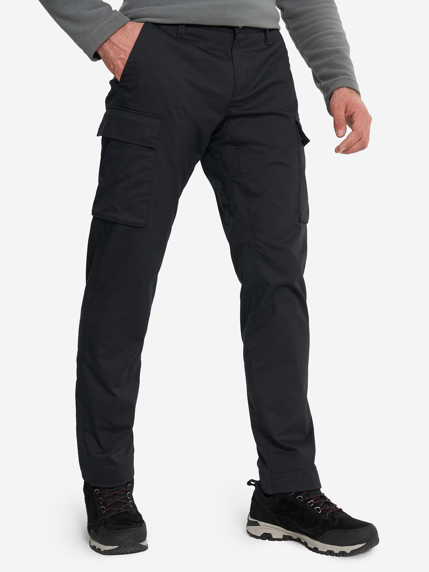 фото Брюки мужские jack wolfskin arctic road, черный