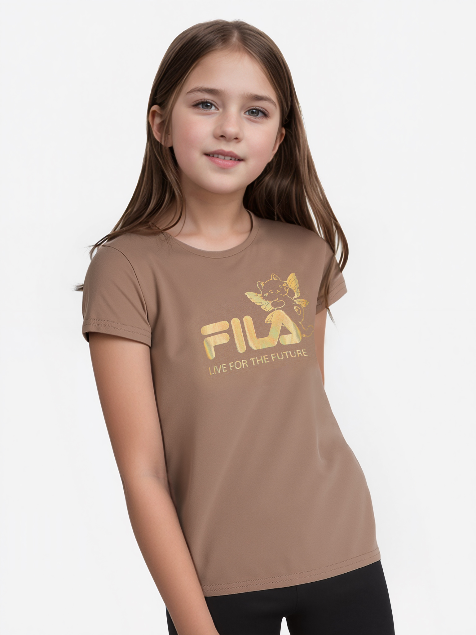 Футболка для девочек FILA, Коричневый
Футболка для девочек FILA, Коричневый