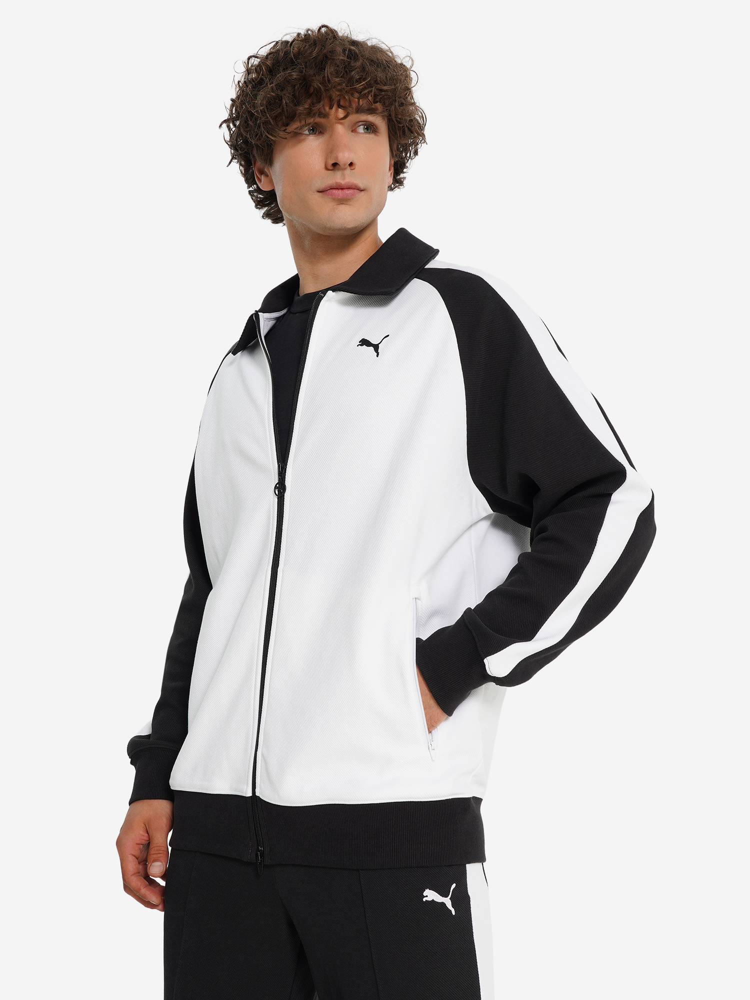 фото Толстовка мужская puma relaxed, белый