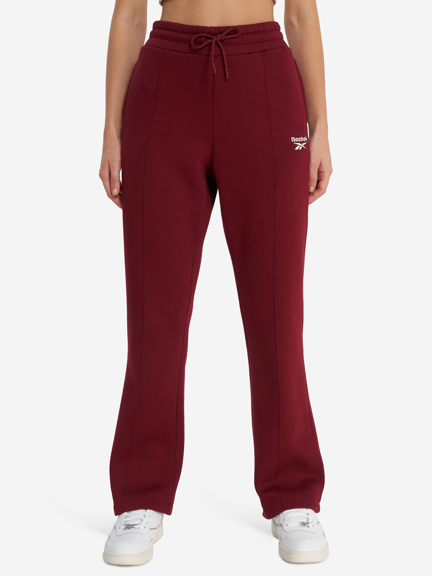 фото Брюки женские reebok brielle pintuck, красный