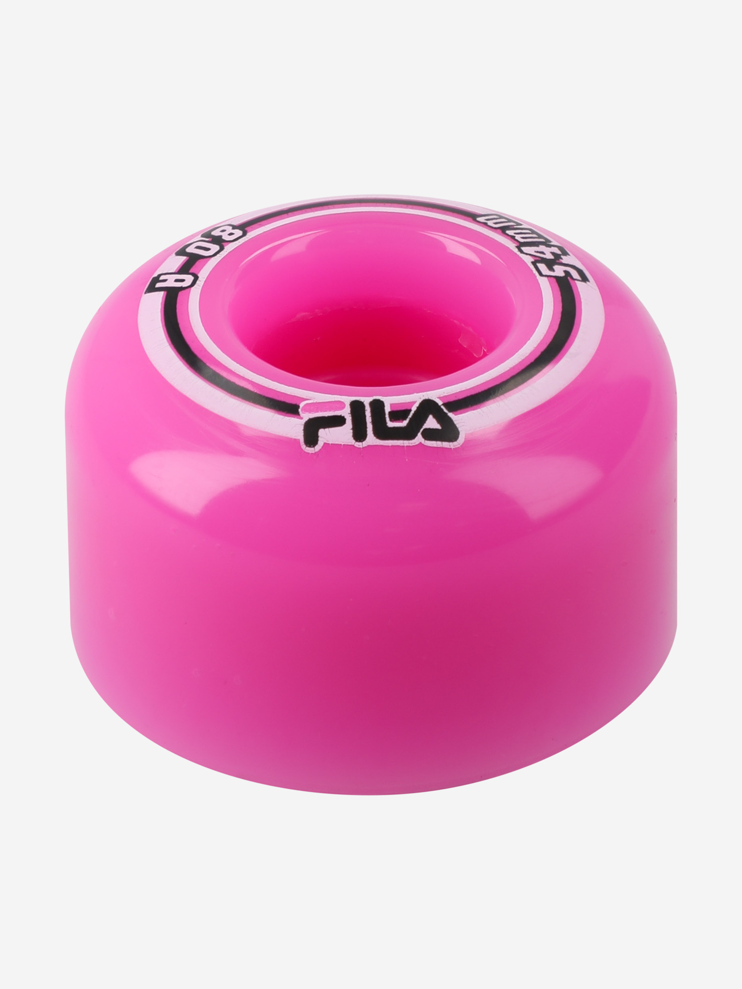 фото Набор колес для роликов fila quad wheel 54 мм, 80 a 4 шт, розовый